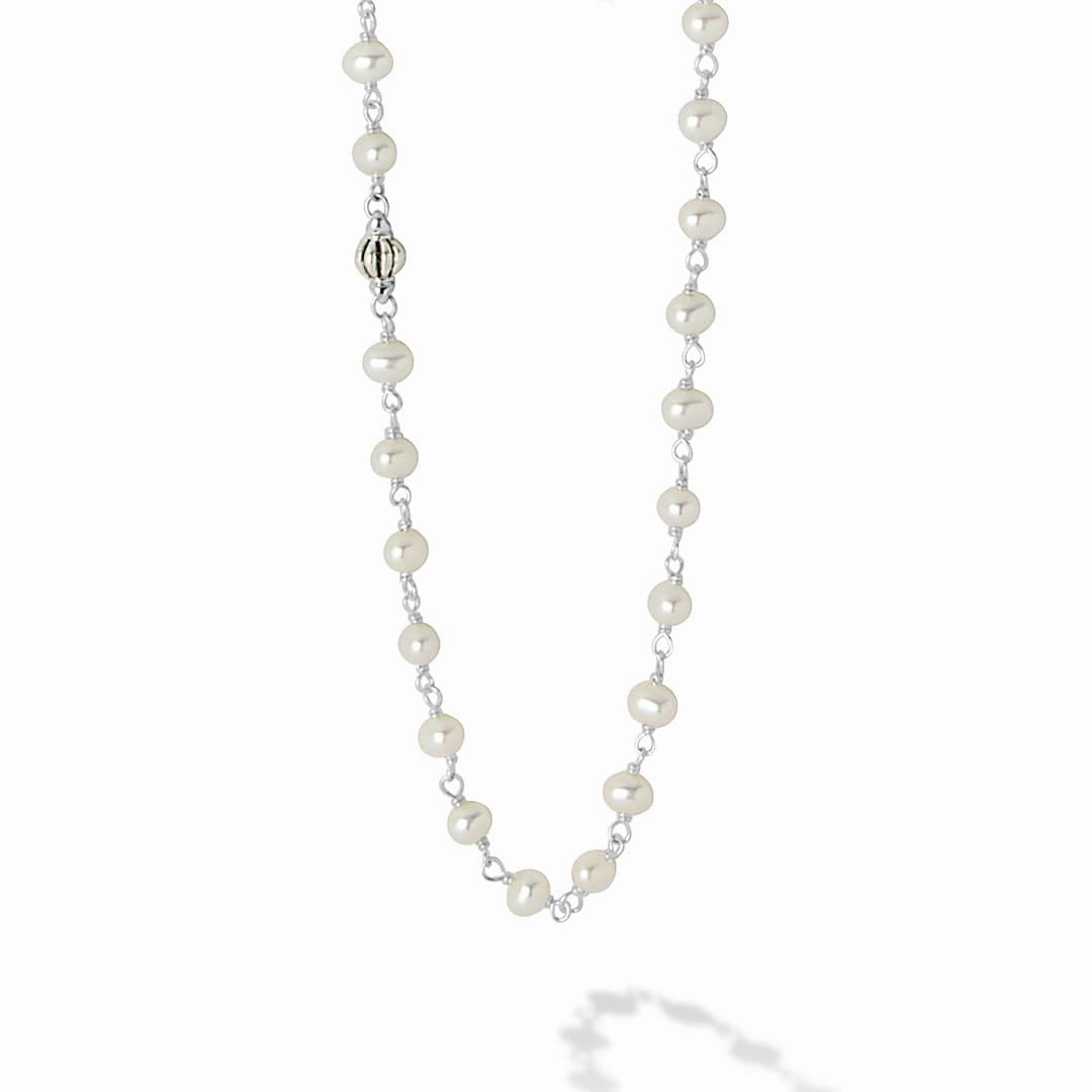 Luna Beaded Pearl Necklace