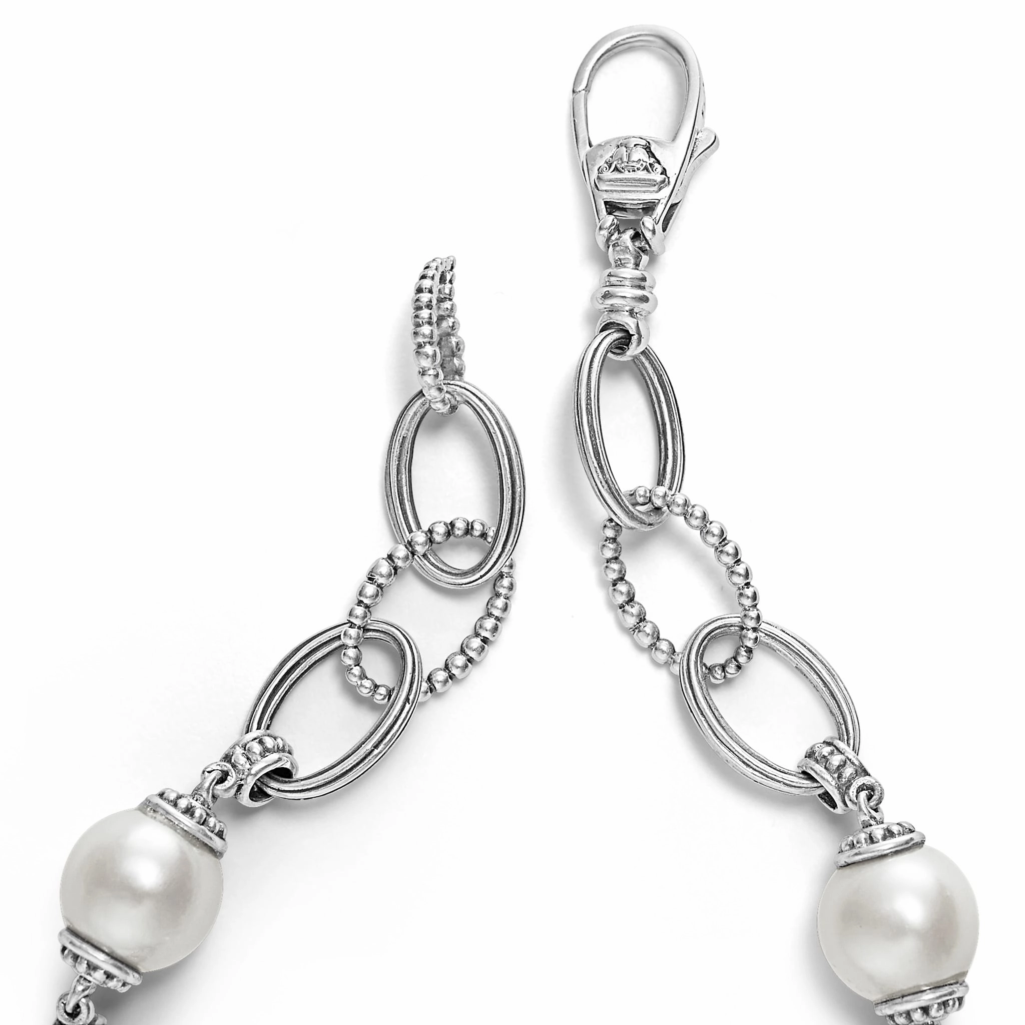 Luna Caviar Pearl Link Bracelet