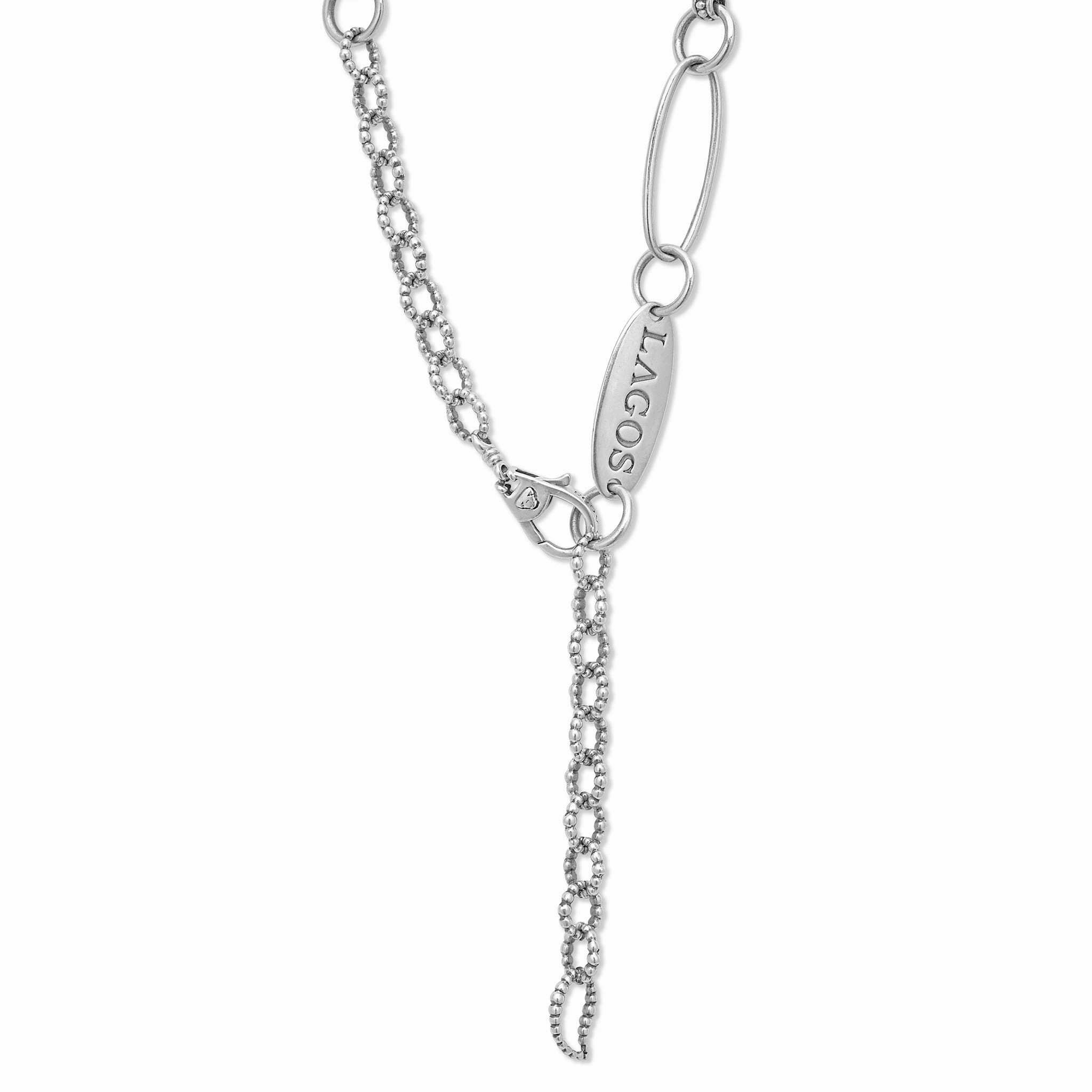 Luna Caviar Pearl Link Necklace