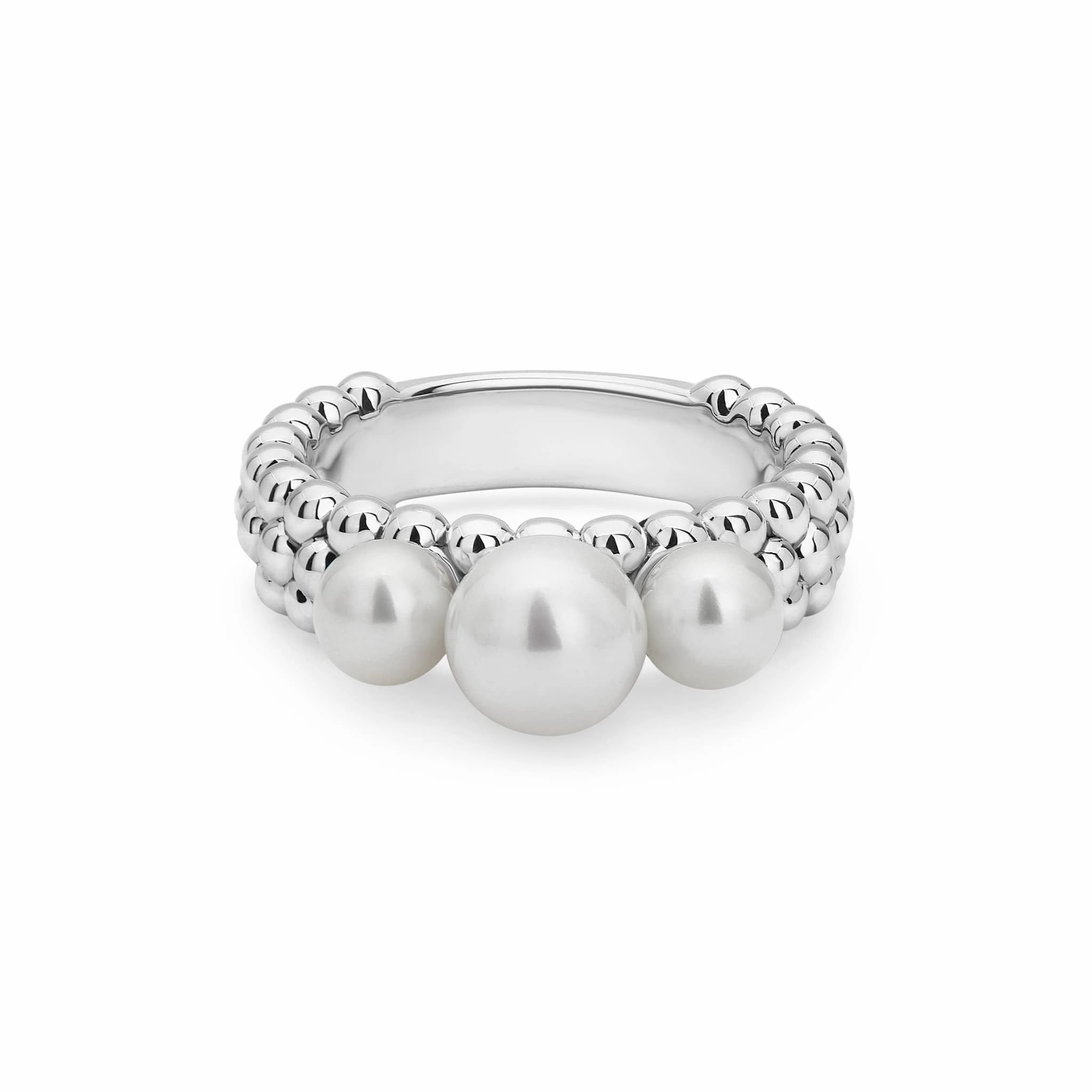 Luna Caviar Pearl Ring