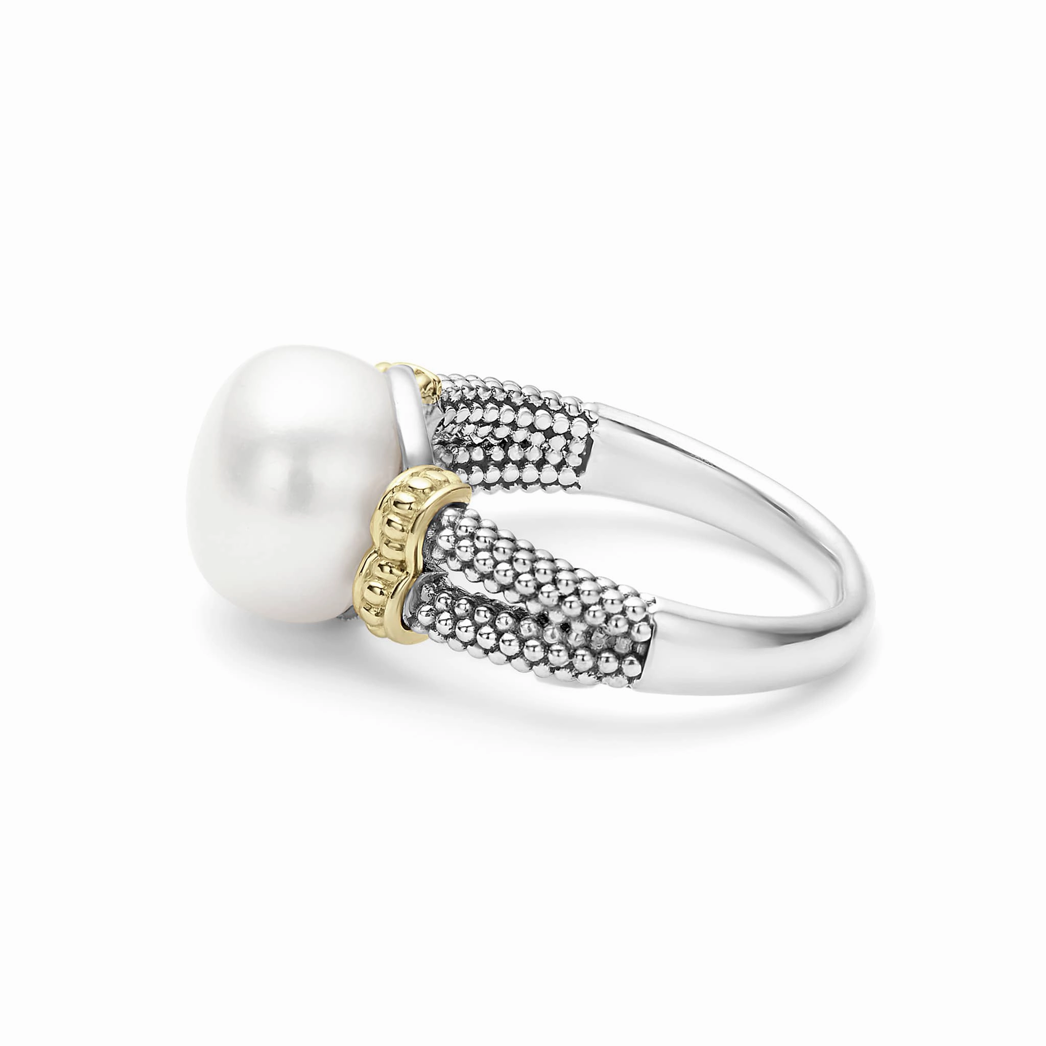 Luna Caviar Pearl Statement Ring