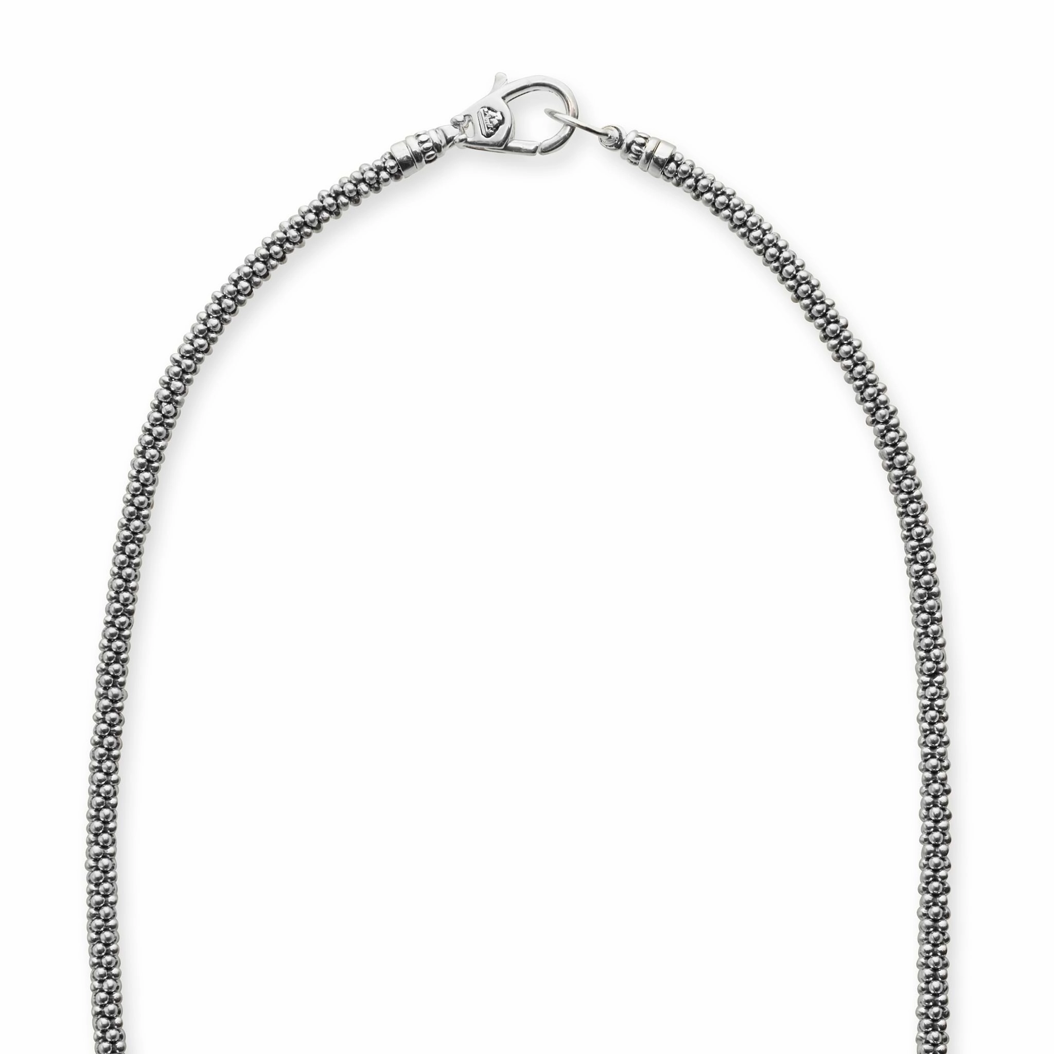 Luna Pearl Diamond Caviar Necklace
