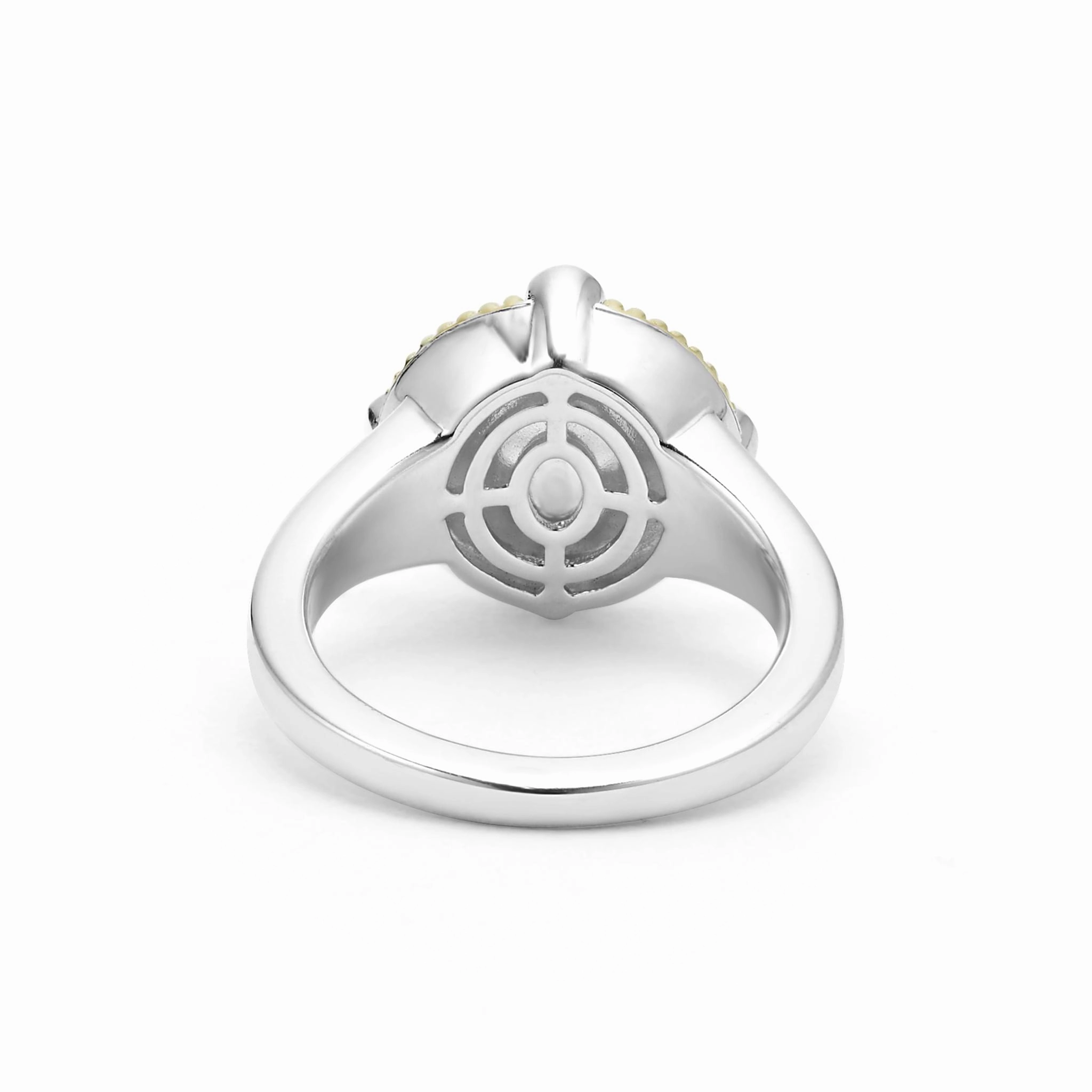 Luna Pearl Diamond Ring