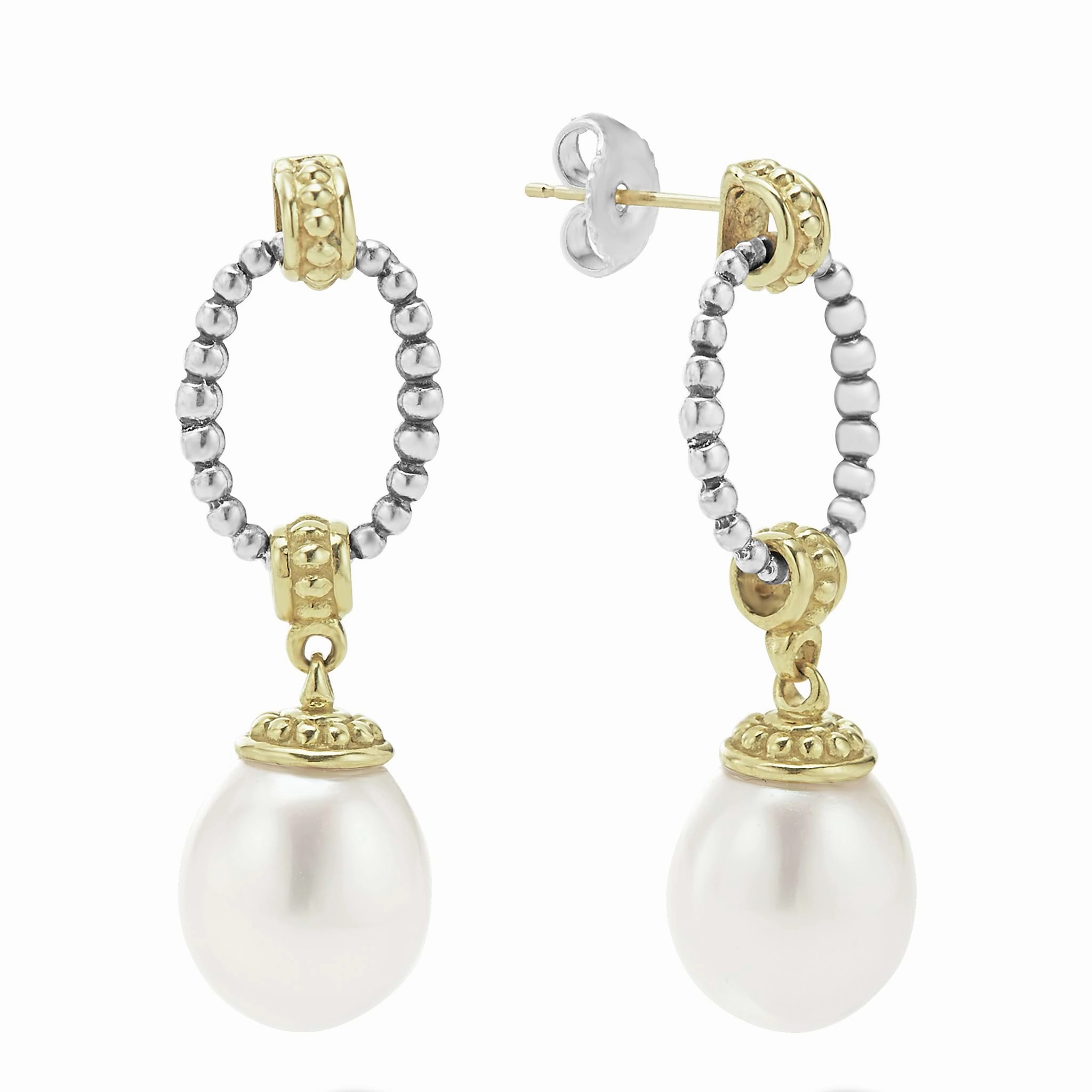 Luna Pearl Earrings and Bracelet Gift Set