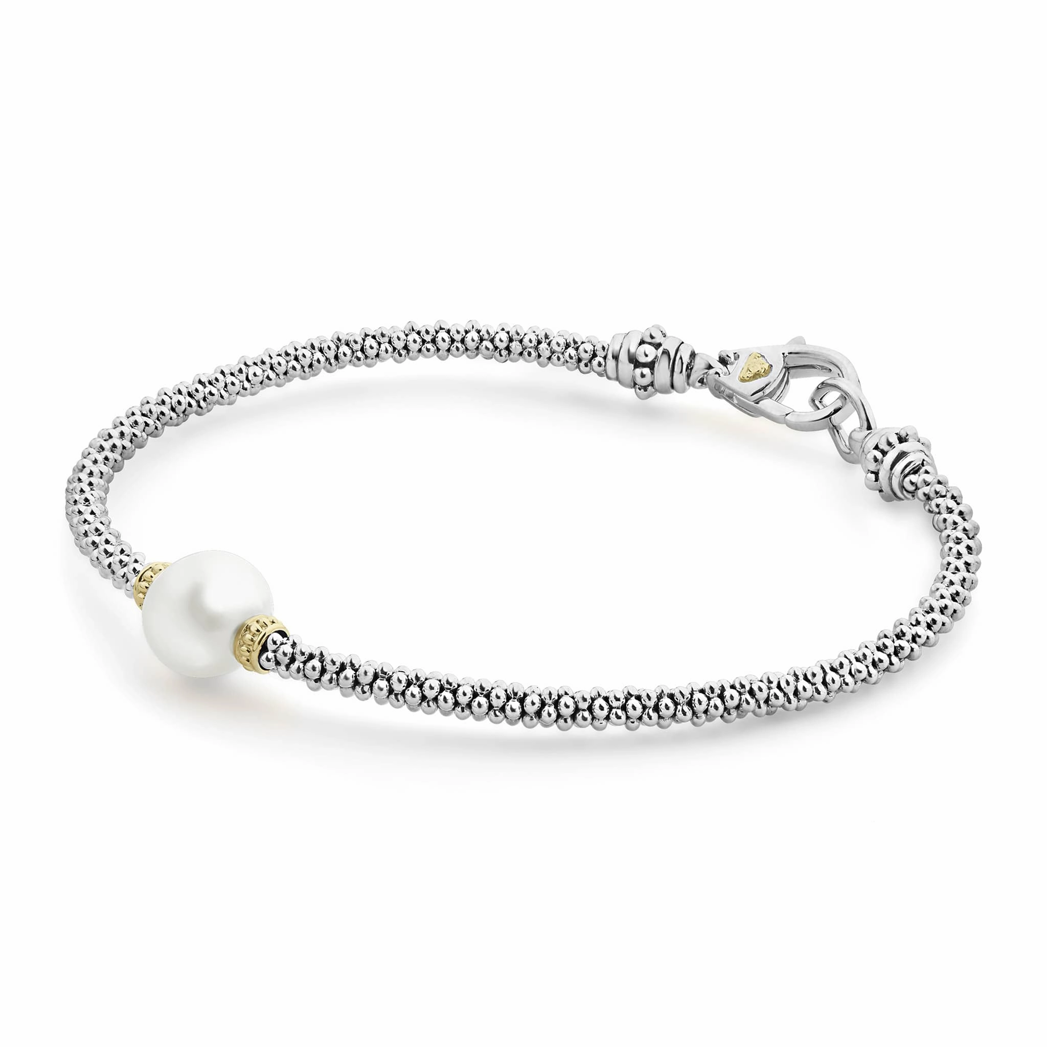 Luna Single Pearl Caviar Bracelet | 3mm