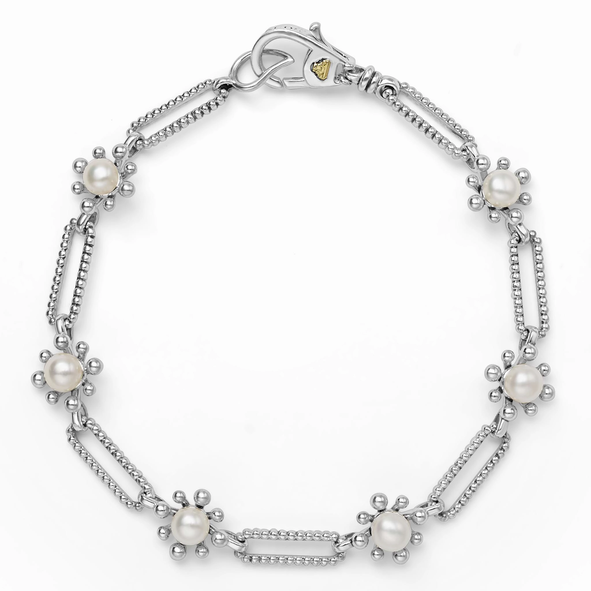 Luna Sterling Silver Pearl Bracelet Gift Set