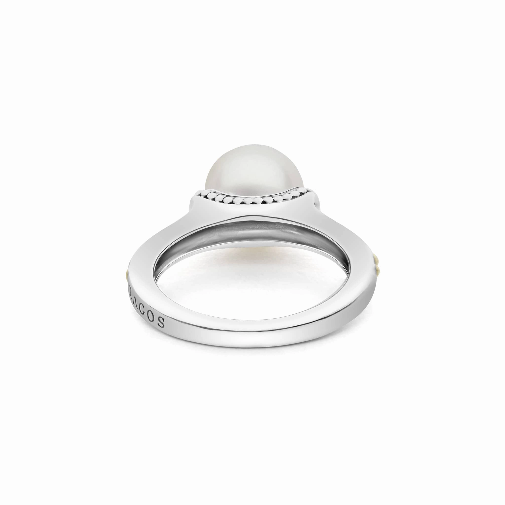Luna Two-Tone Pearl Ring