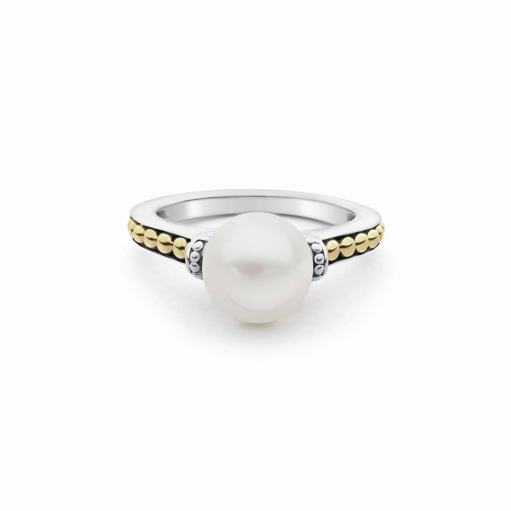 Luna Two-Tone Pearl Ring