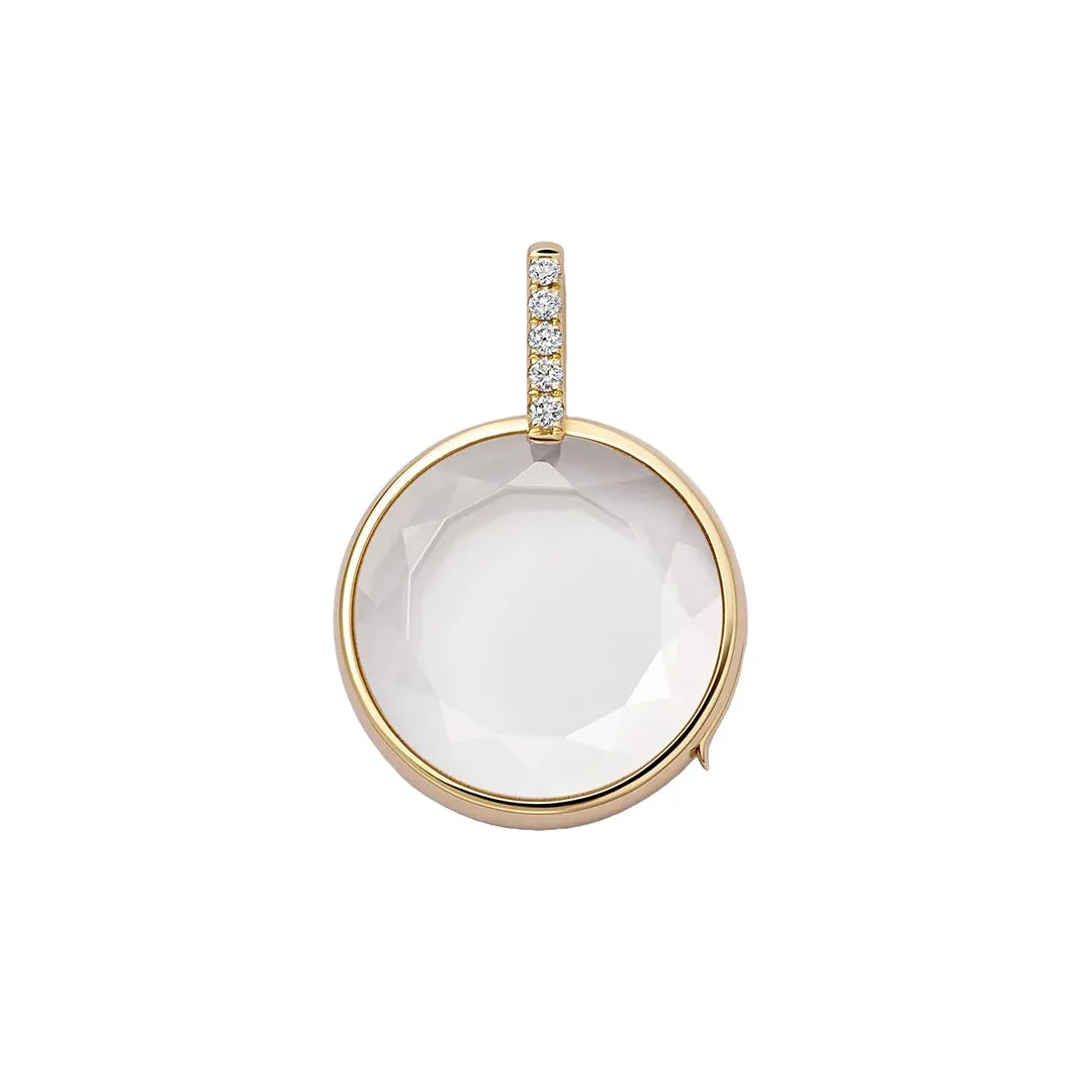 Lyra Round Diamond Locket