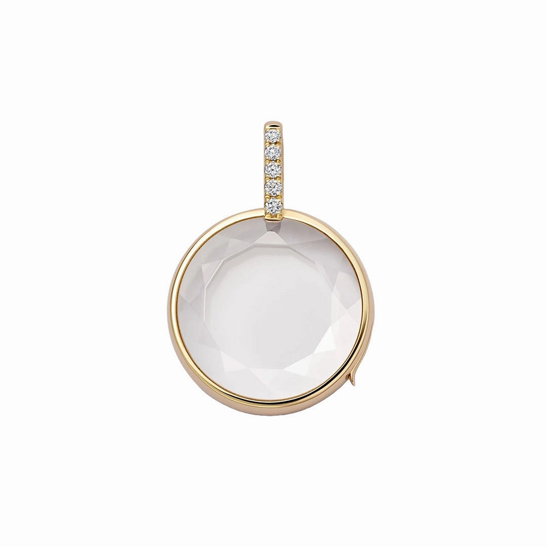 Lyra Round Diamond Locket