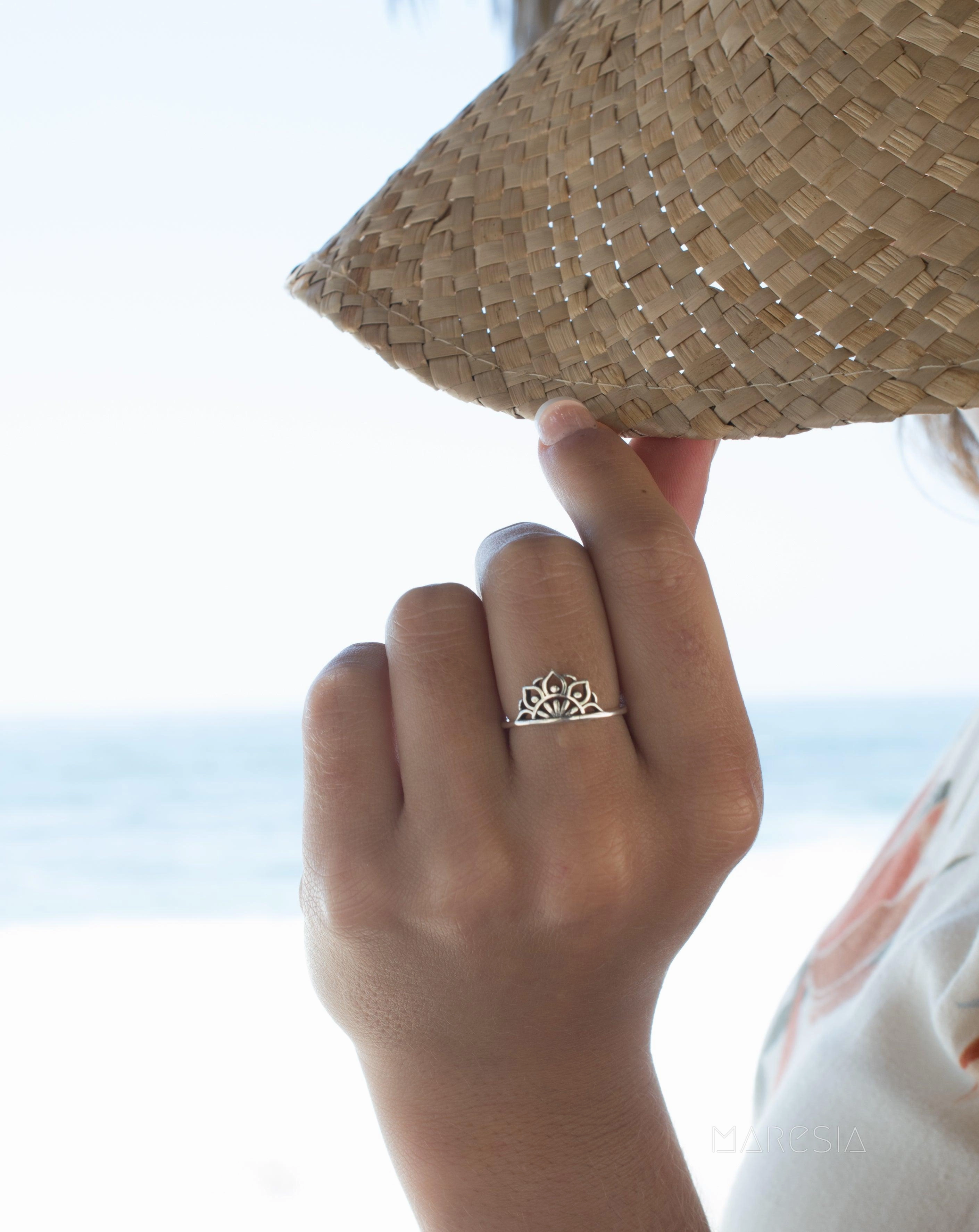 Mandala Ring~ Sterling Silver 925~ SMR030