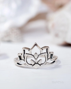 Mandala Ring~ Sterling Silver 925~ SMR058