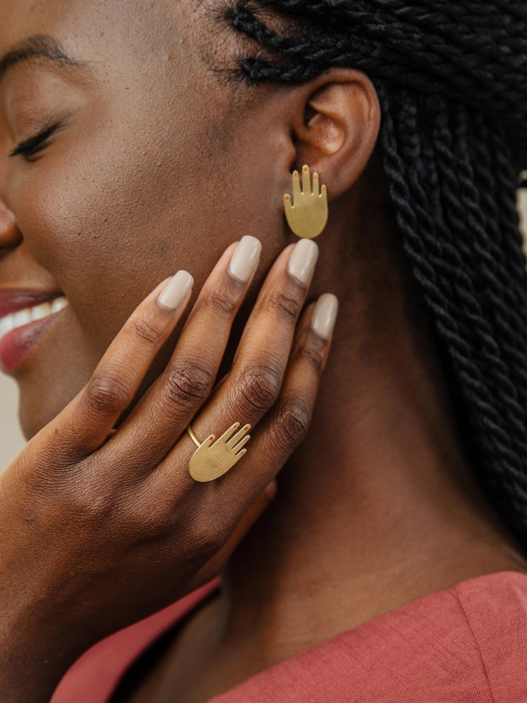 Mani Studs - Gold