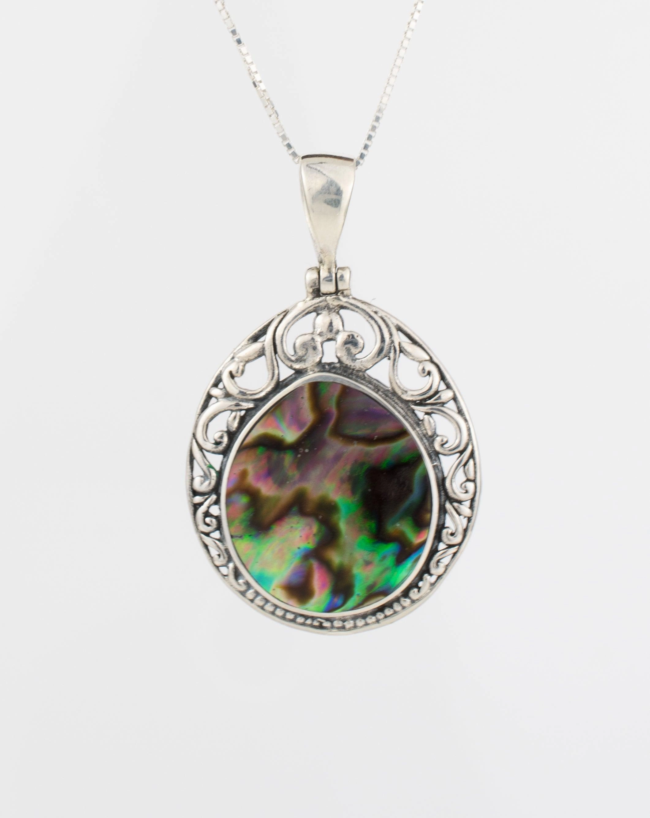 Mari Pendant ~ Abalone ~ Sterling Silver 925 ~ SMP005