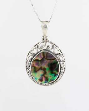 Mari Pendant ~ Abalone ~ Sterling Silver 925 ~ SMP005