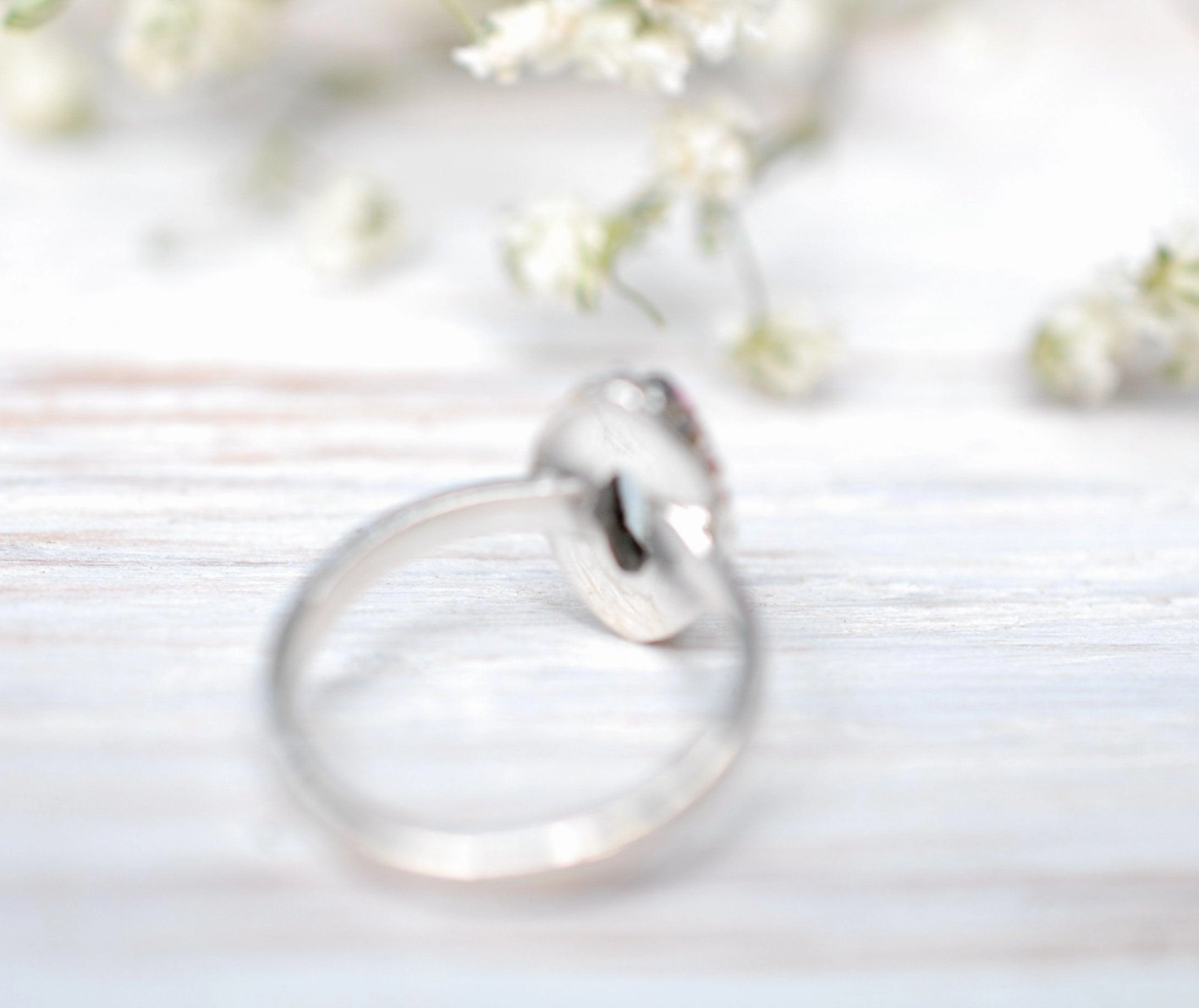 Maui Ring ~ Blue Topaz ~ Sterling Silver 925 ~MR093