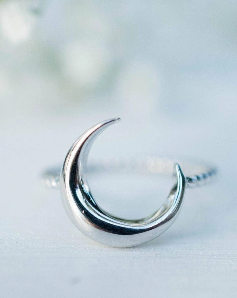 Mavricks Half Moon Ring~ Sterling Silver 925~ SMR019