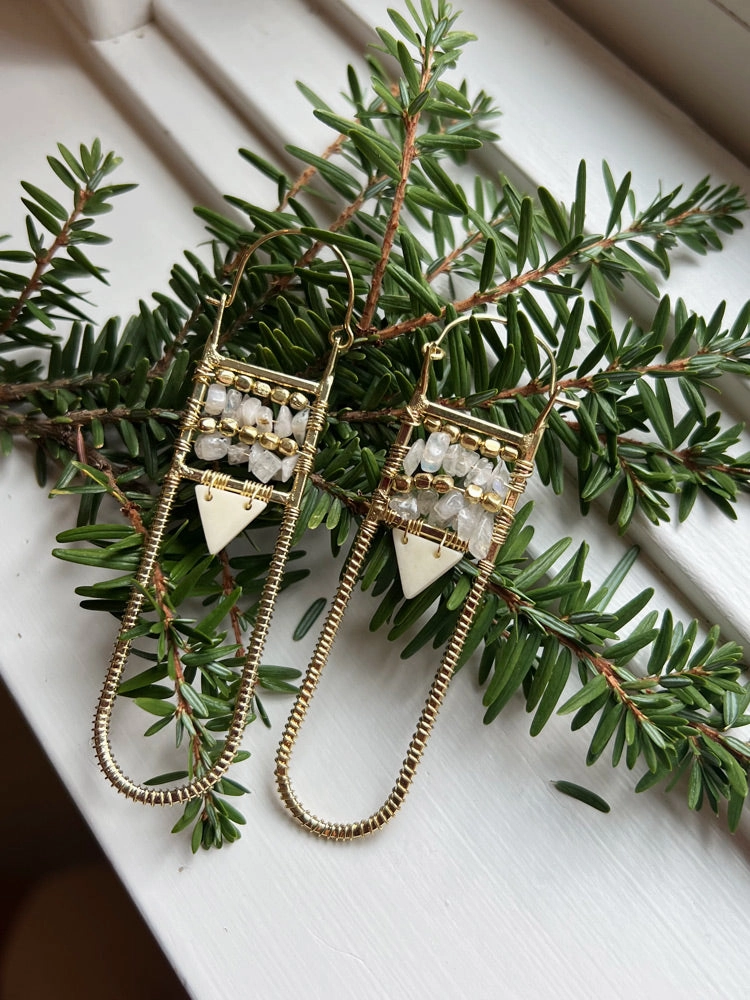 Maya Hook Earrings - Gold