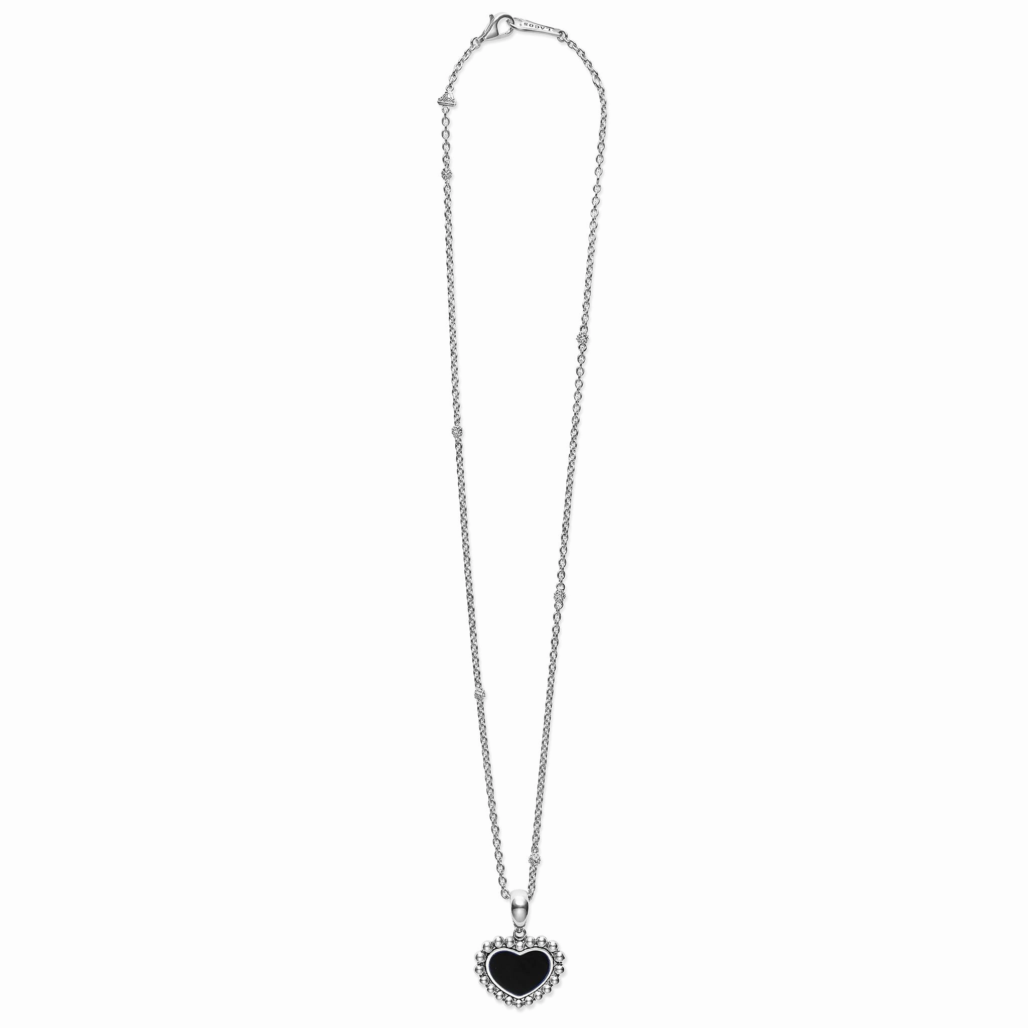 Maya Onyx Heart Necklace