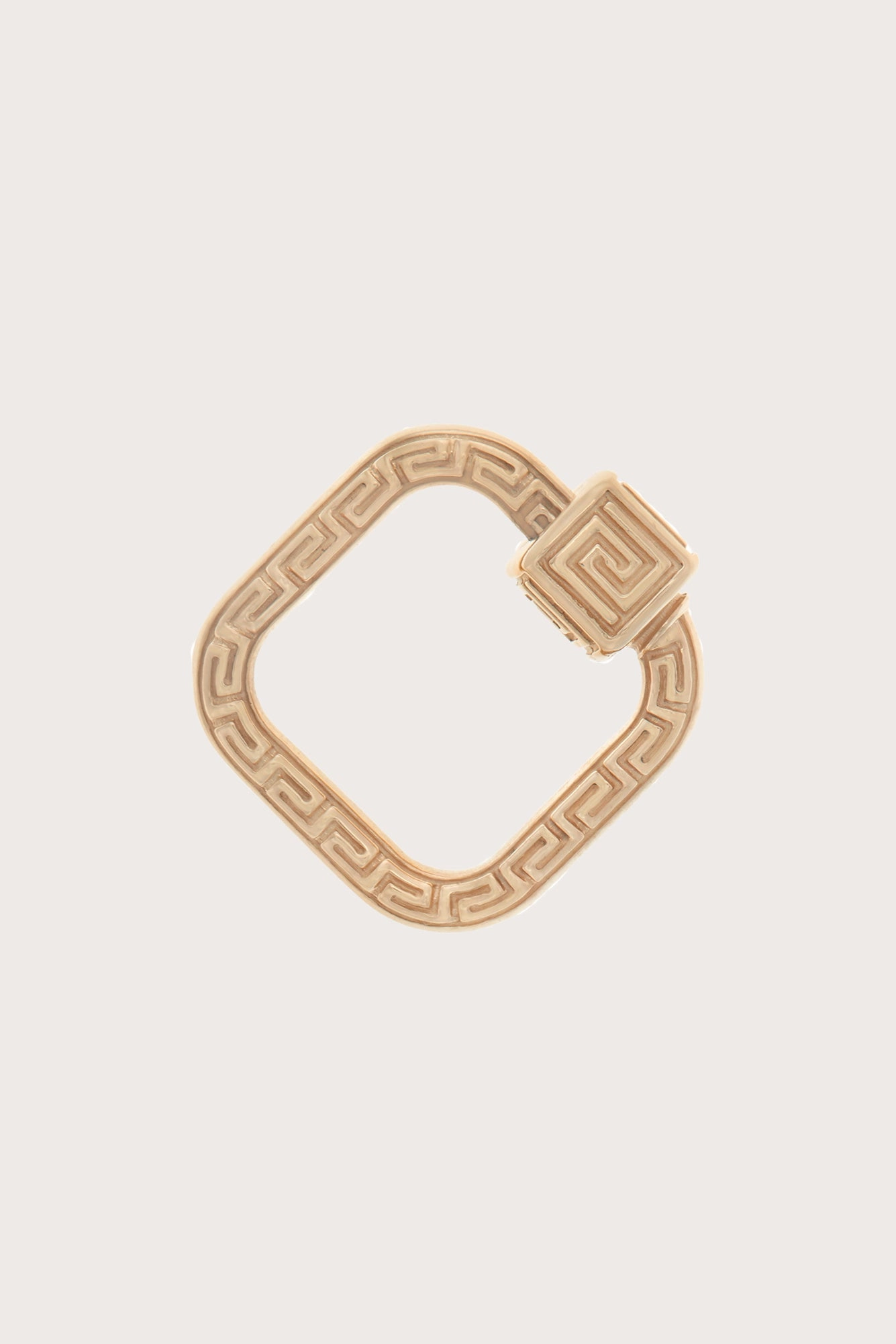 Meander Greek Lock, Yellow Gold