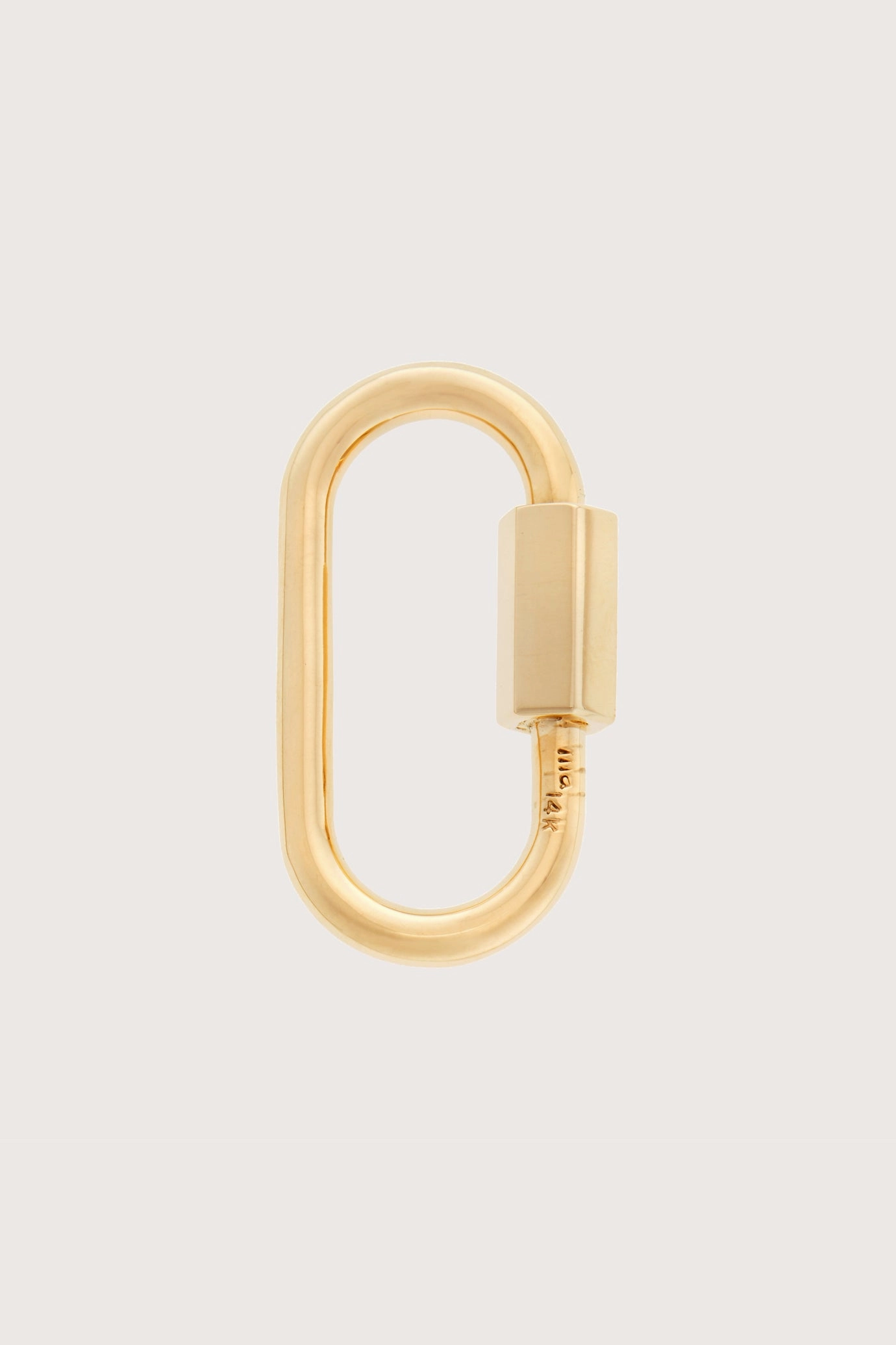 Medium Lock, Yellow Gold