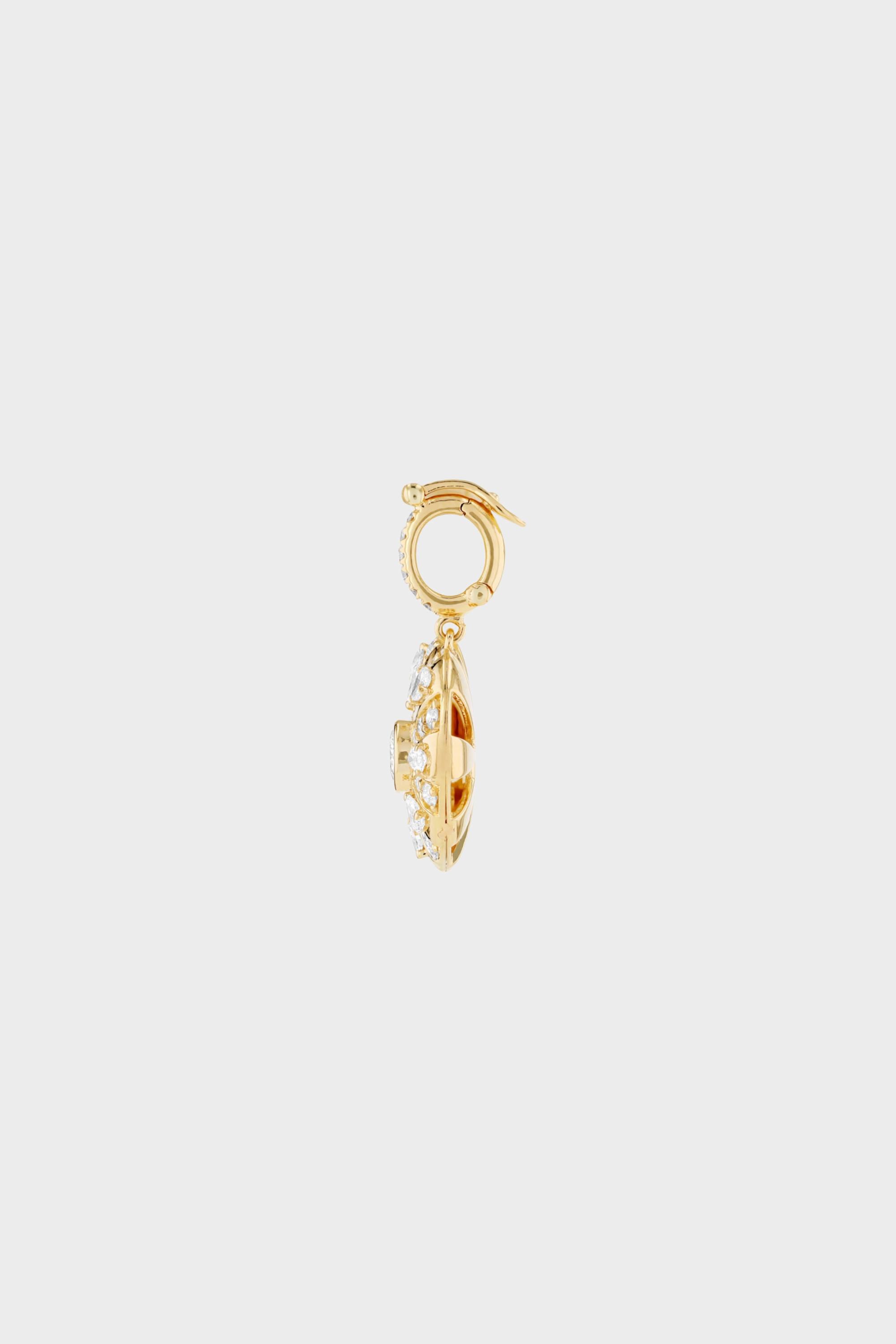Medium Mila Heart Pendant, Diamond