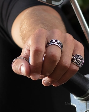 Men's Ring ~ Sterling Silver 925 ~