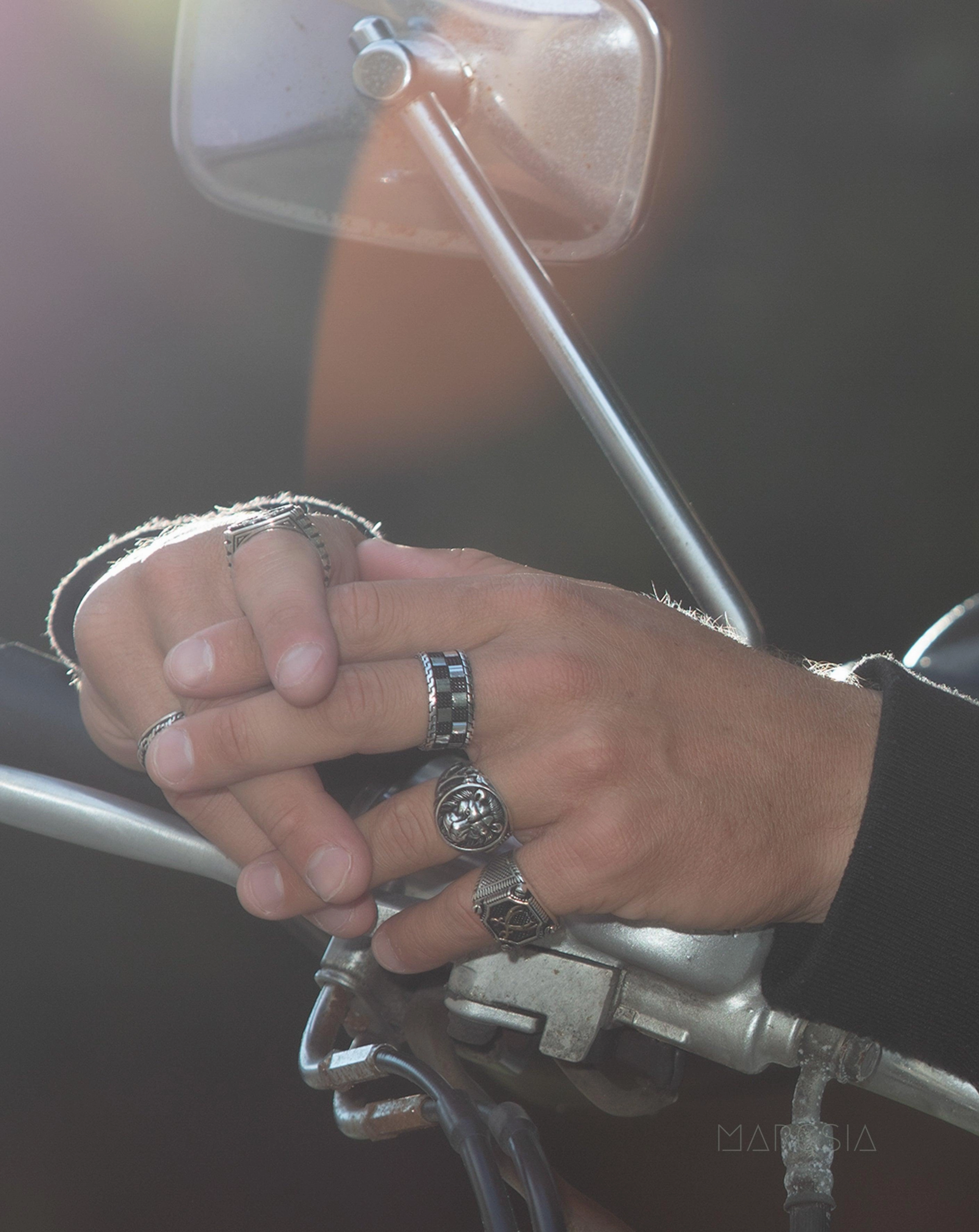 Men's Ring ~ Sterling Silver 925 ~