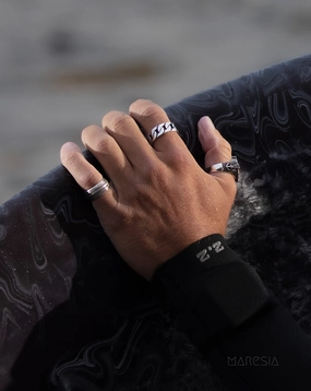 Men's Ring ~ Sterling Silver 925 ~