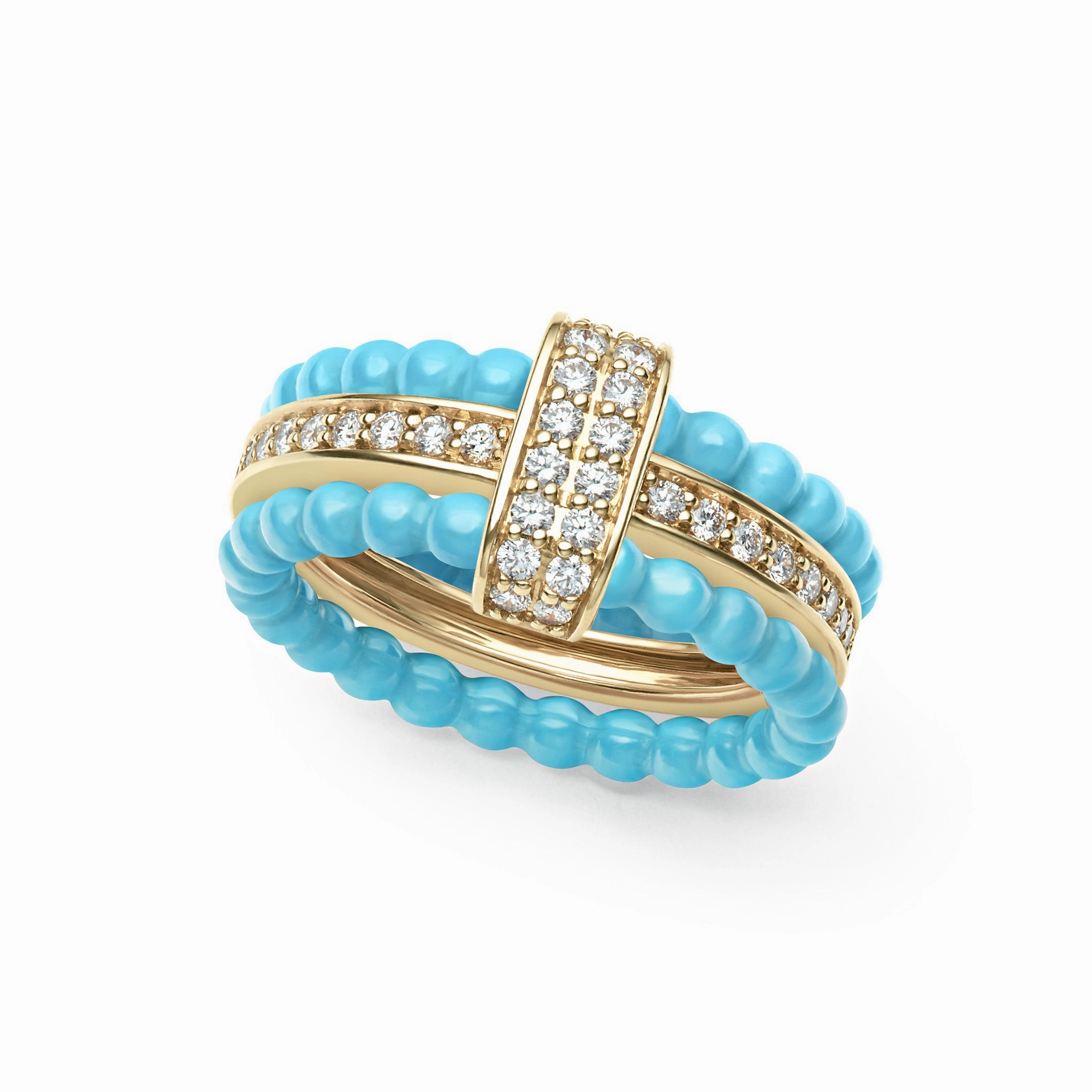Meridian Diamond Stacking Ring Set