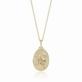 Mistletoe Pendant Necklace