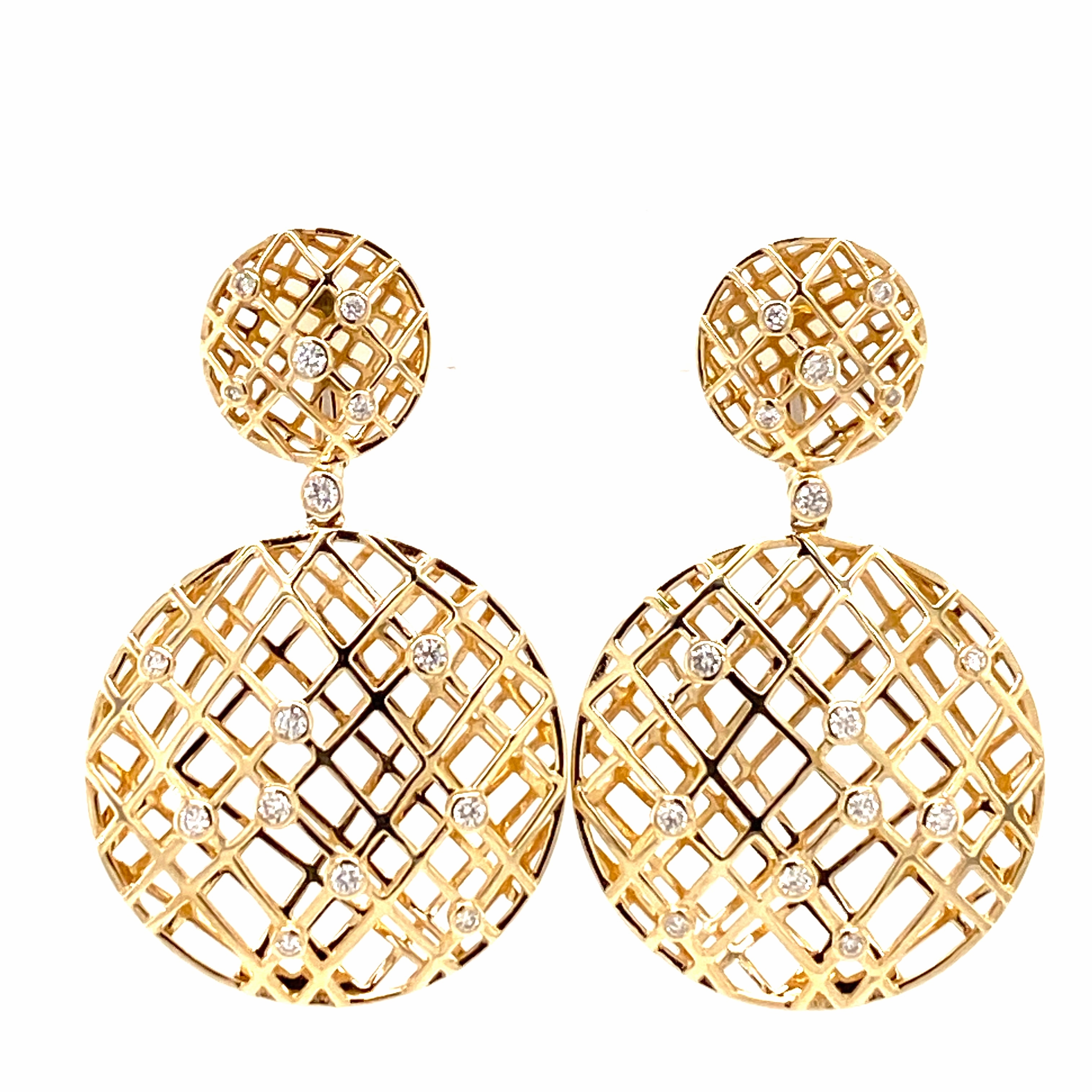 modern drop earrings