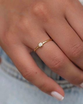 Moonstone ~ Ring ~ 18k Gold Plated ~ MR325