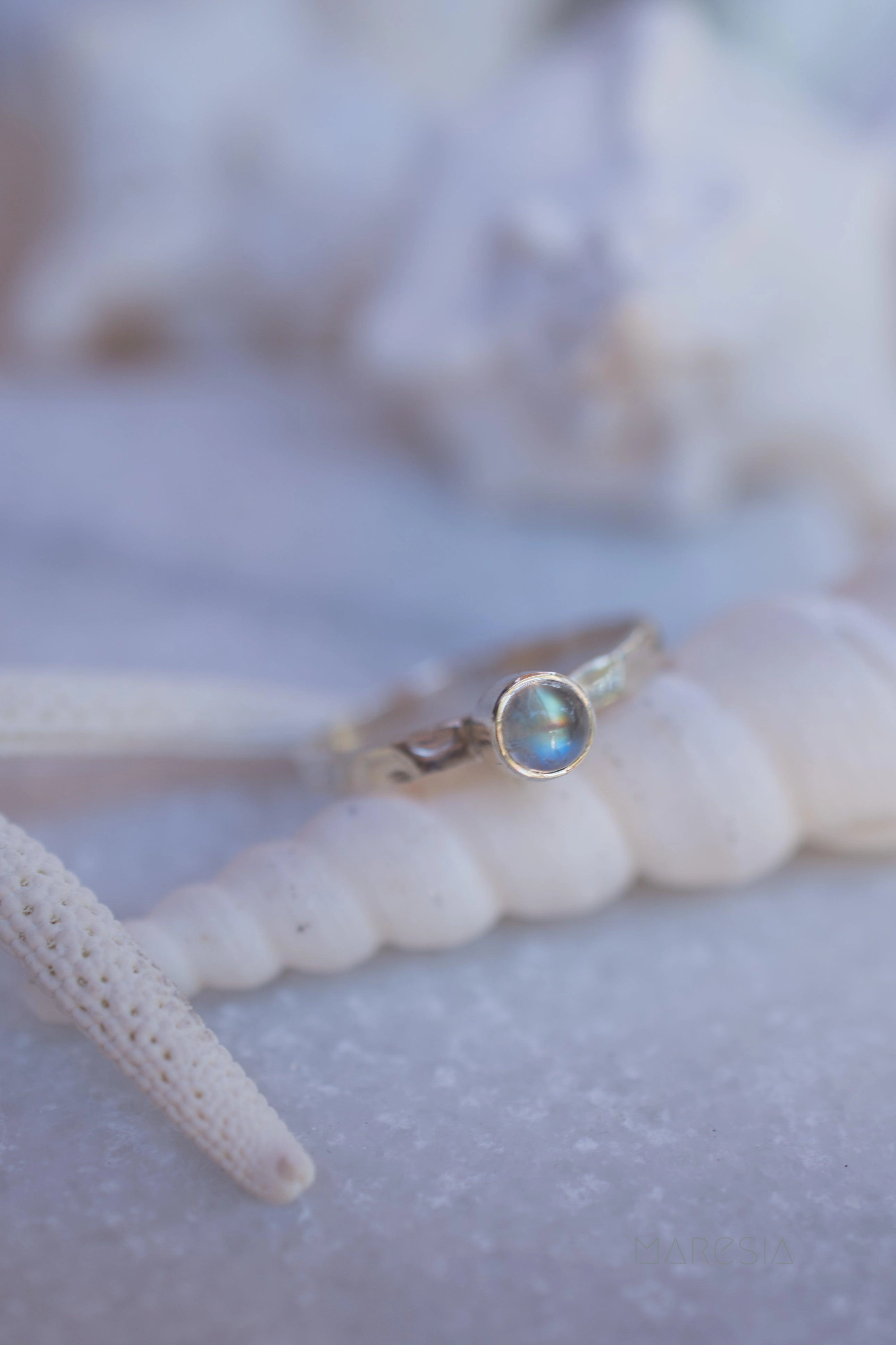 Moonstone Ring~ Sterling Silver 925 ~ MR207