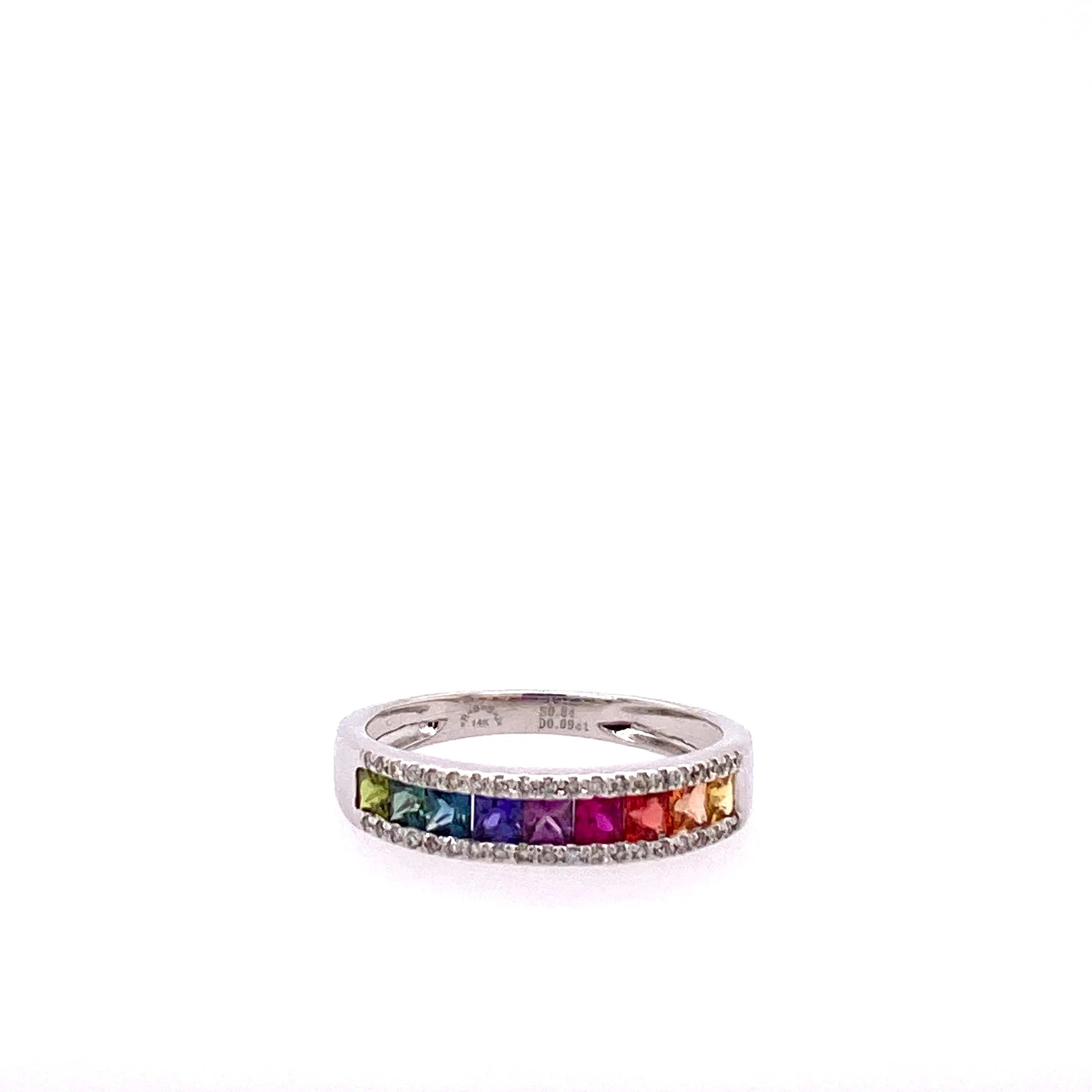 Multicolor Sapphire Band