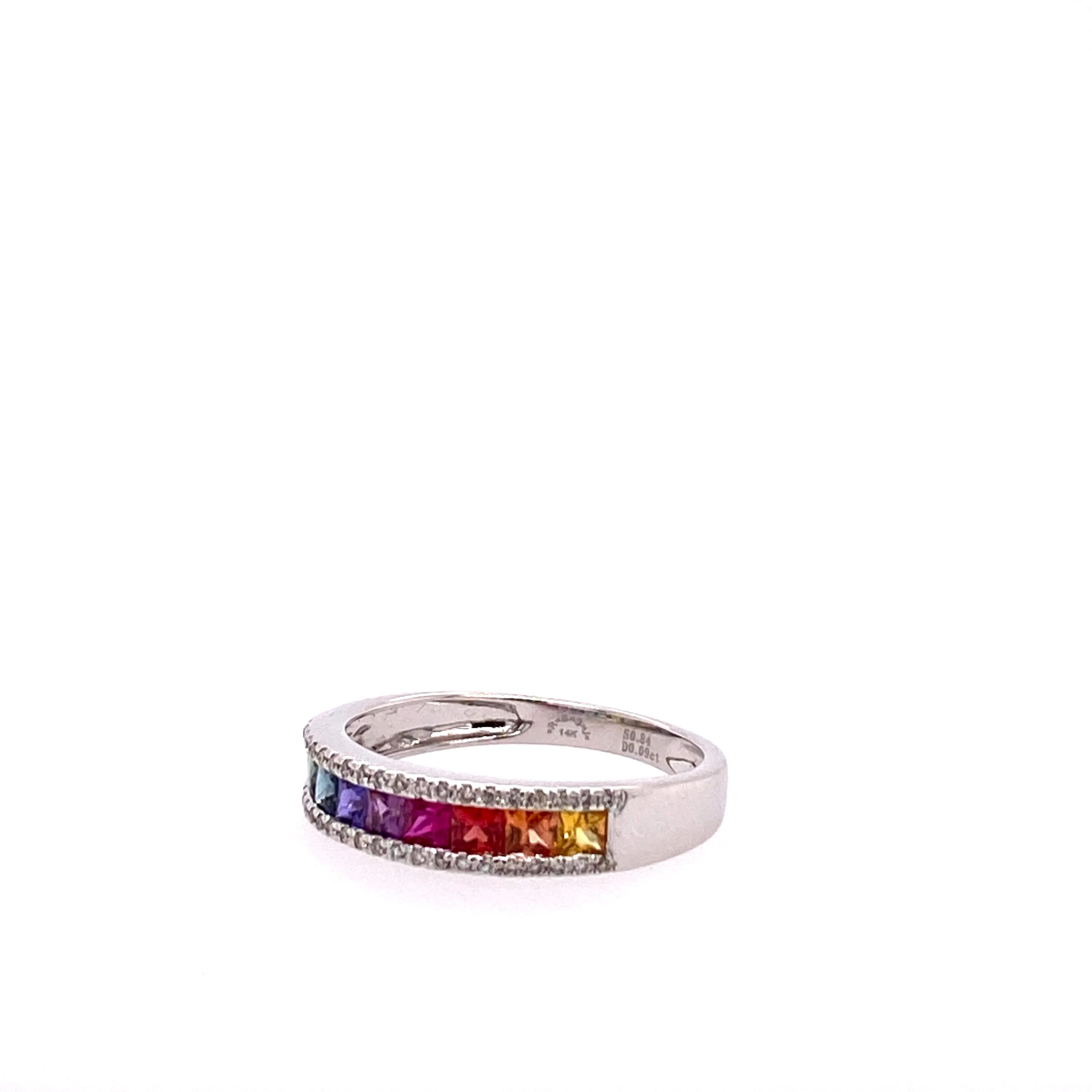 Multicolor Sapphire Band
