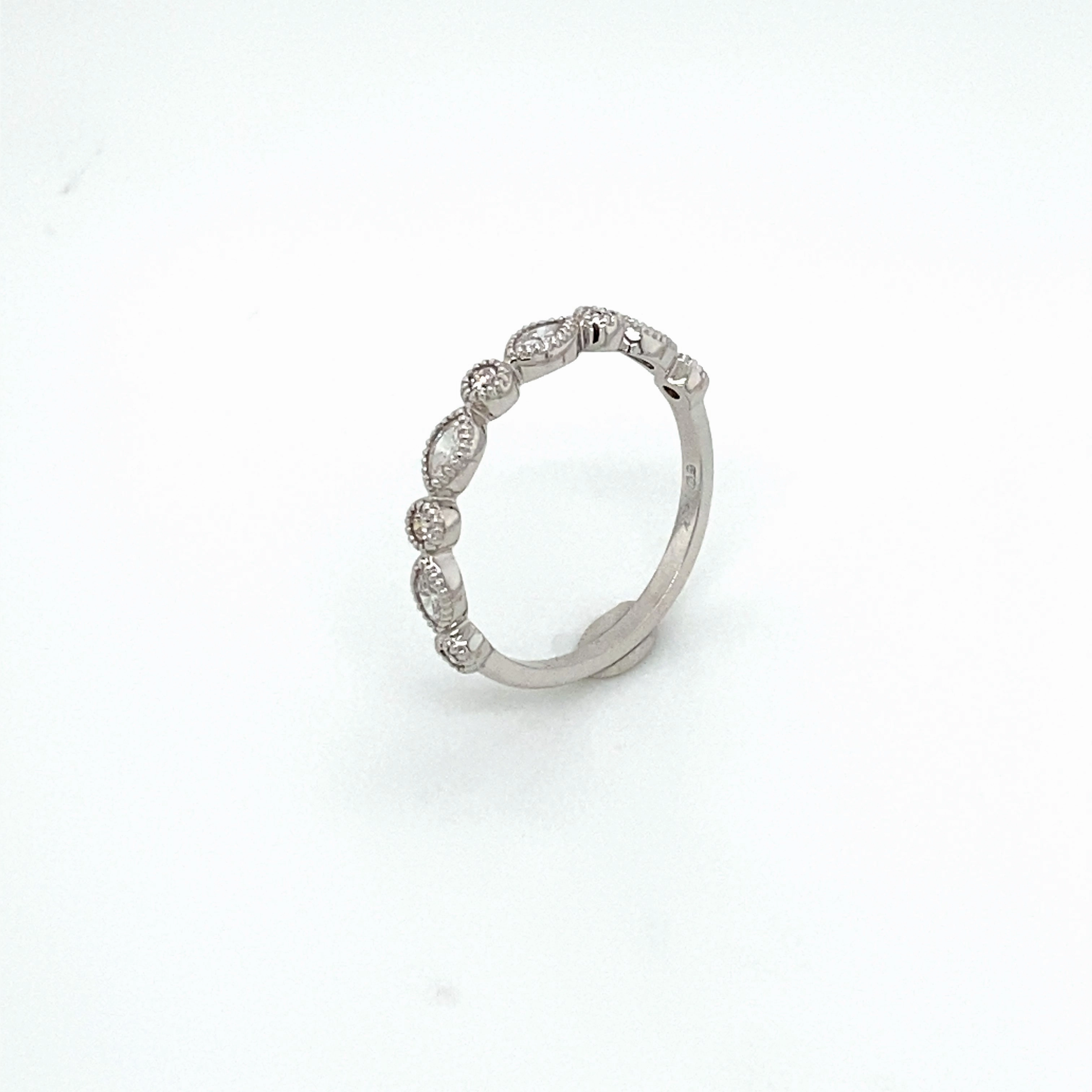 My Story Beaded Diamond Ring