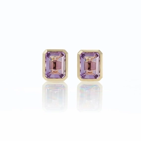 Newport Earrings in Amethyst
