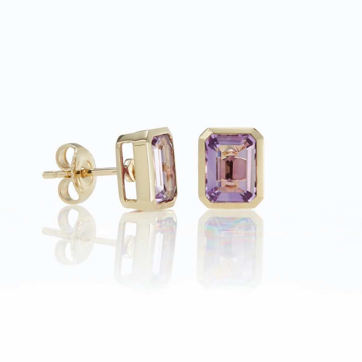 Newport Earrings in Amethyst