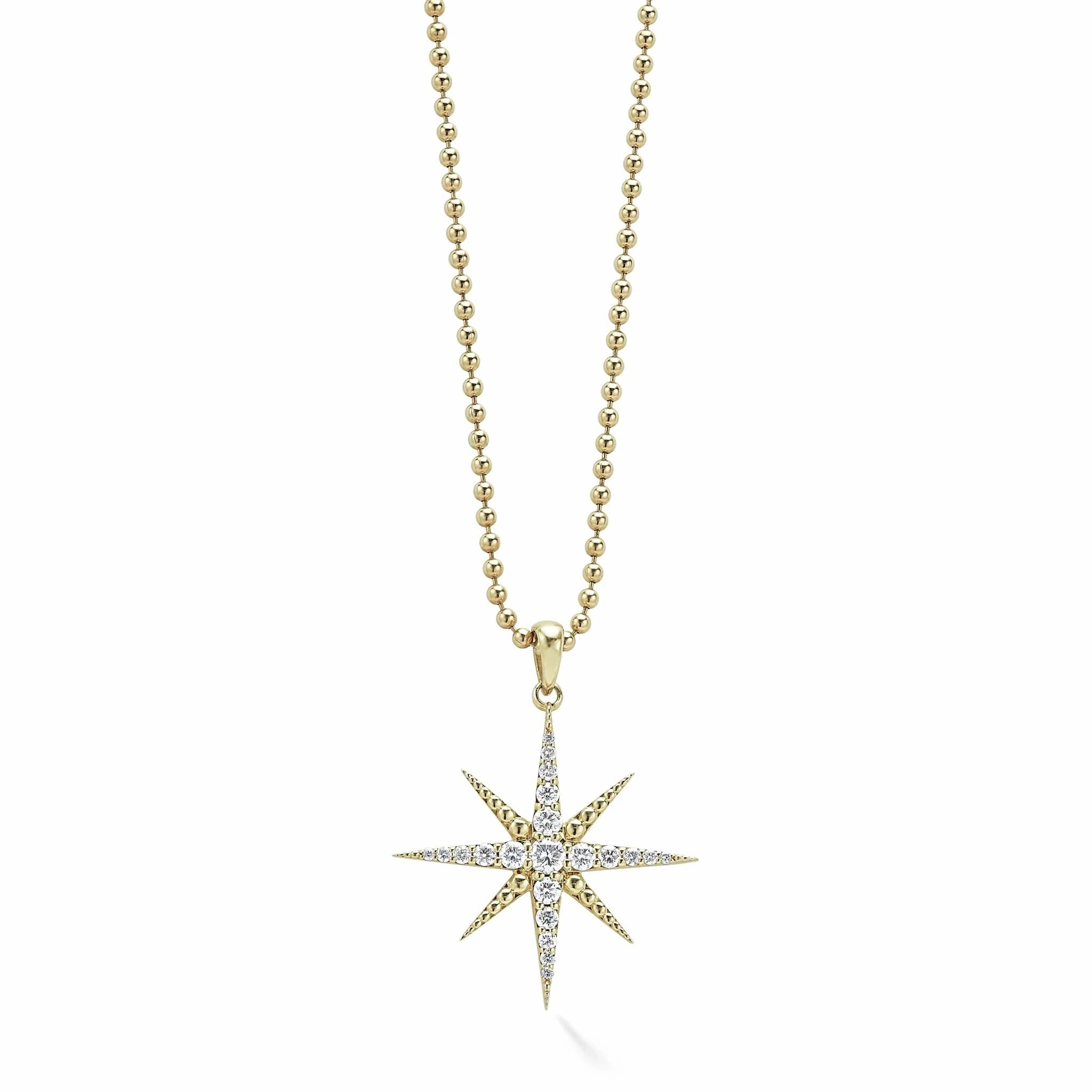 North Star 18K Gold and Diamond Star Gift Set