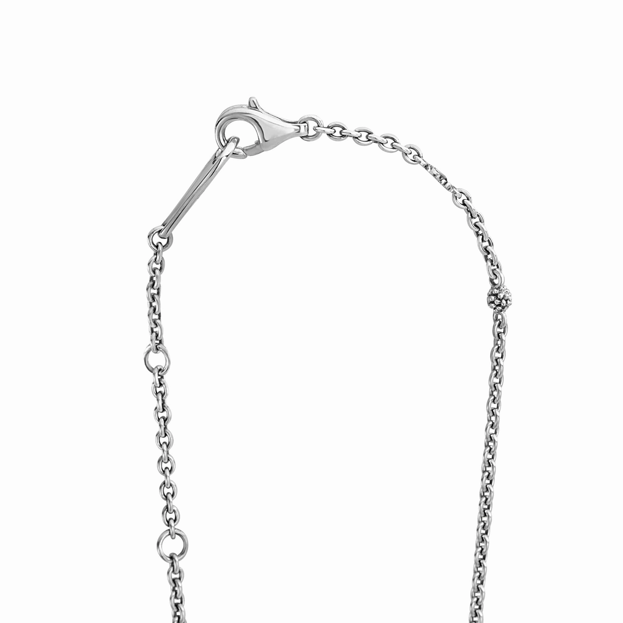 North Star Two-Tone Star Diamond Pendant Necklace