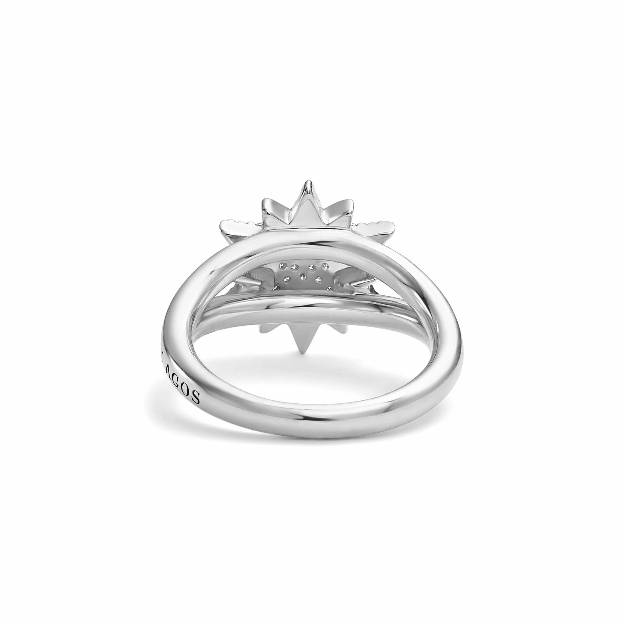 North Star Two-Tone Star Diamond Ring