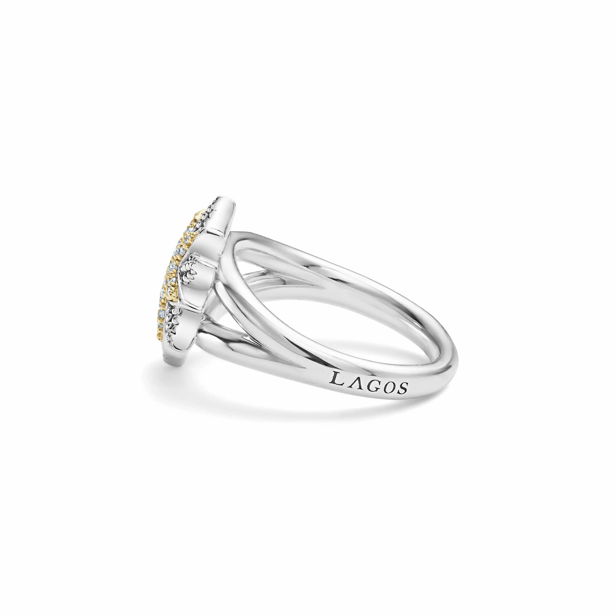North Star Two-Tone Star Diamond Ring