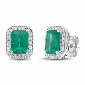 Nouveau Earrings - WG