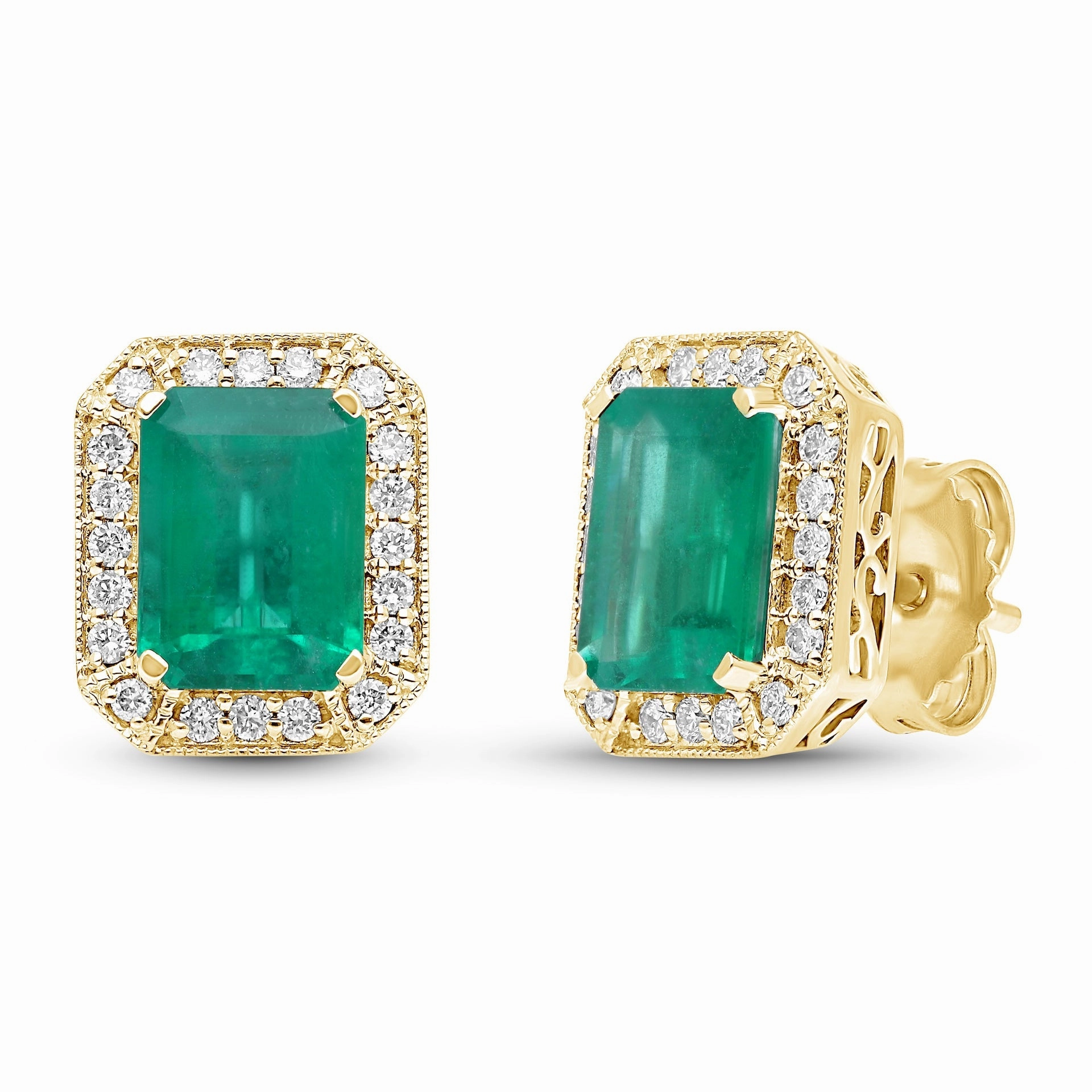 Nouveau Earrings - WG