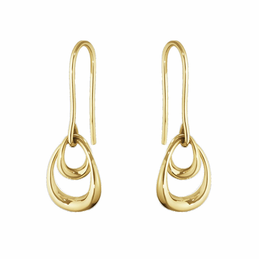 Offspring Drop Earrings in Yellow Gold