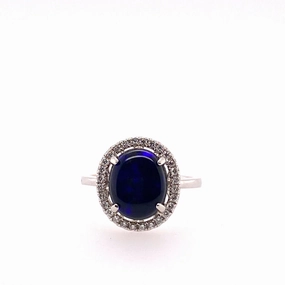 Opal and Diamond Fashion Ring