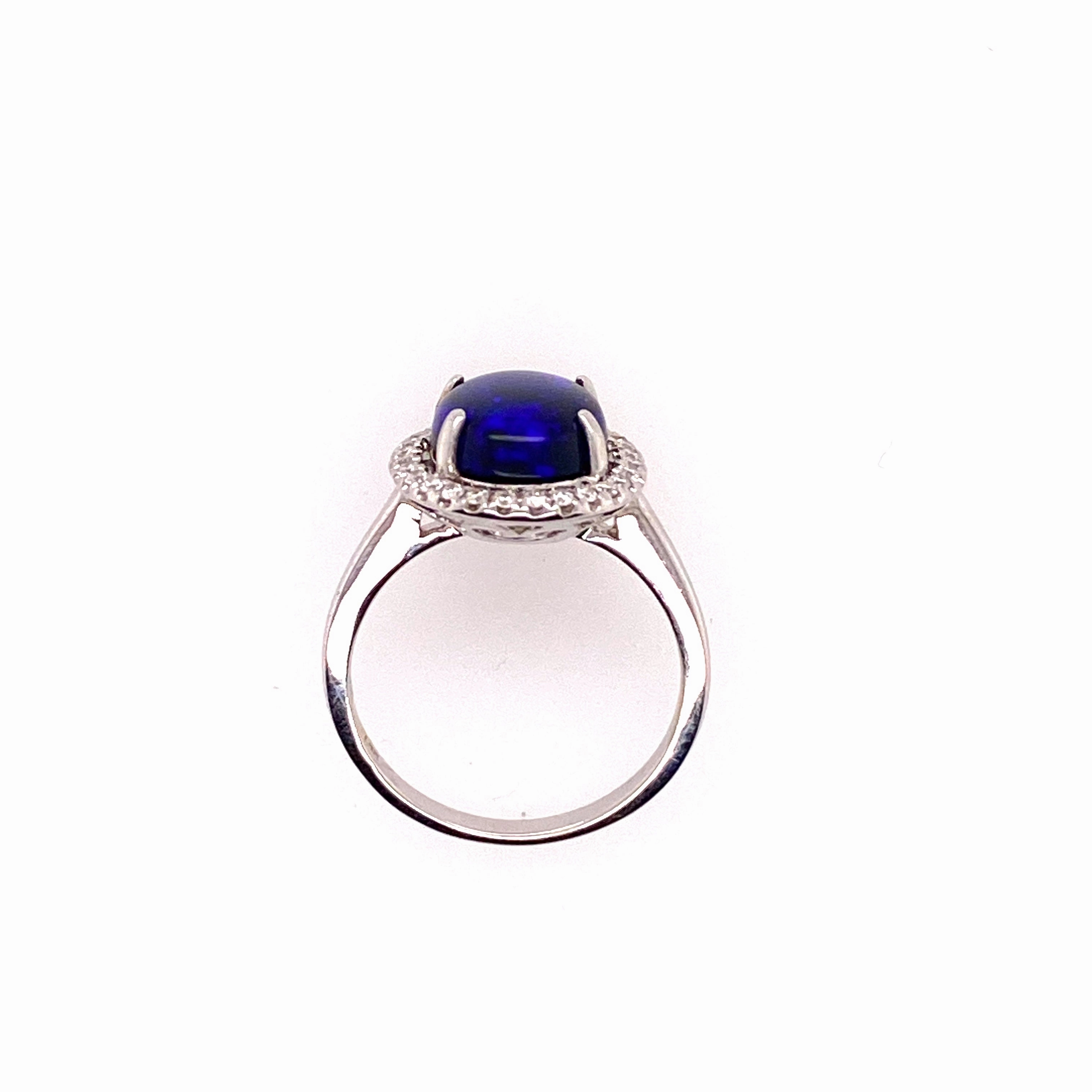 Opal and Diamond Fashion Ring