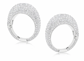 Pave Diamond Rings/Earrings