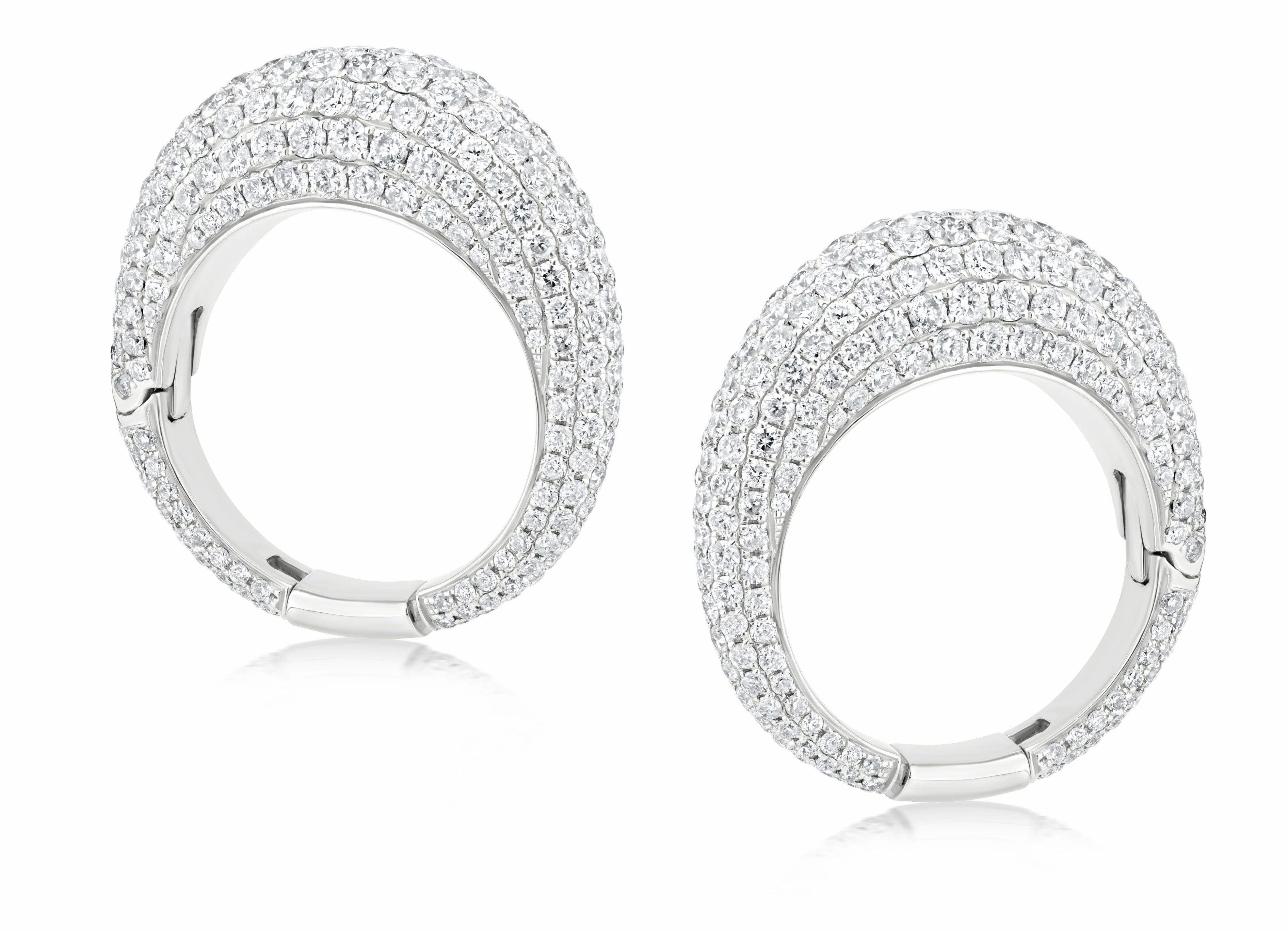 Pave Diamond Rings/Earrings